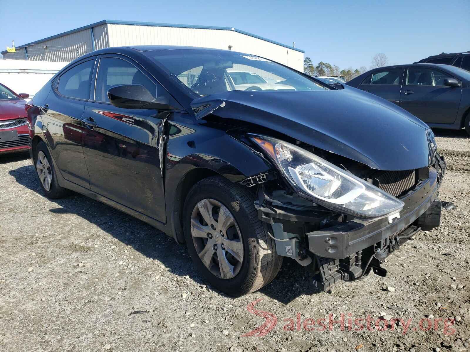 5NPDH4AE3GH718604 2016 HYUNDAI ELANTRA