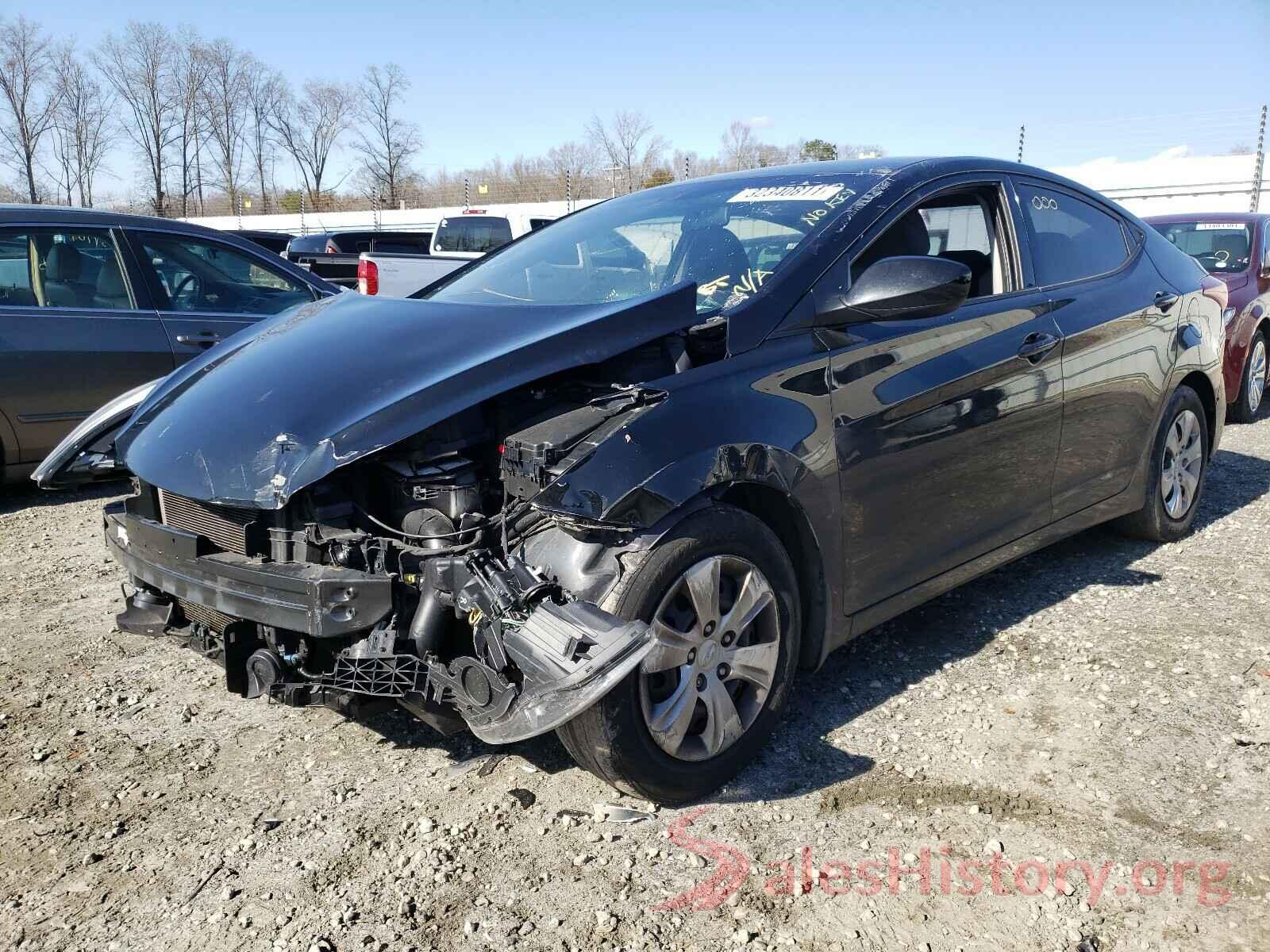 5NPDH4AE3GH718604 2016 HYUNDAI ELANTRA