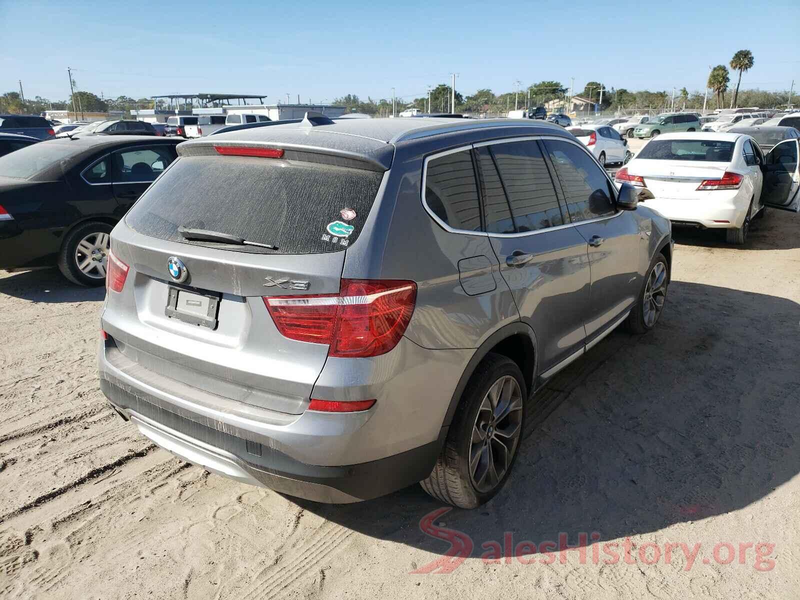 5UXWX7C54G0K36553 2016 BMW X3