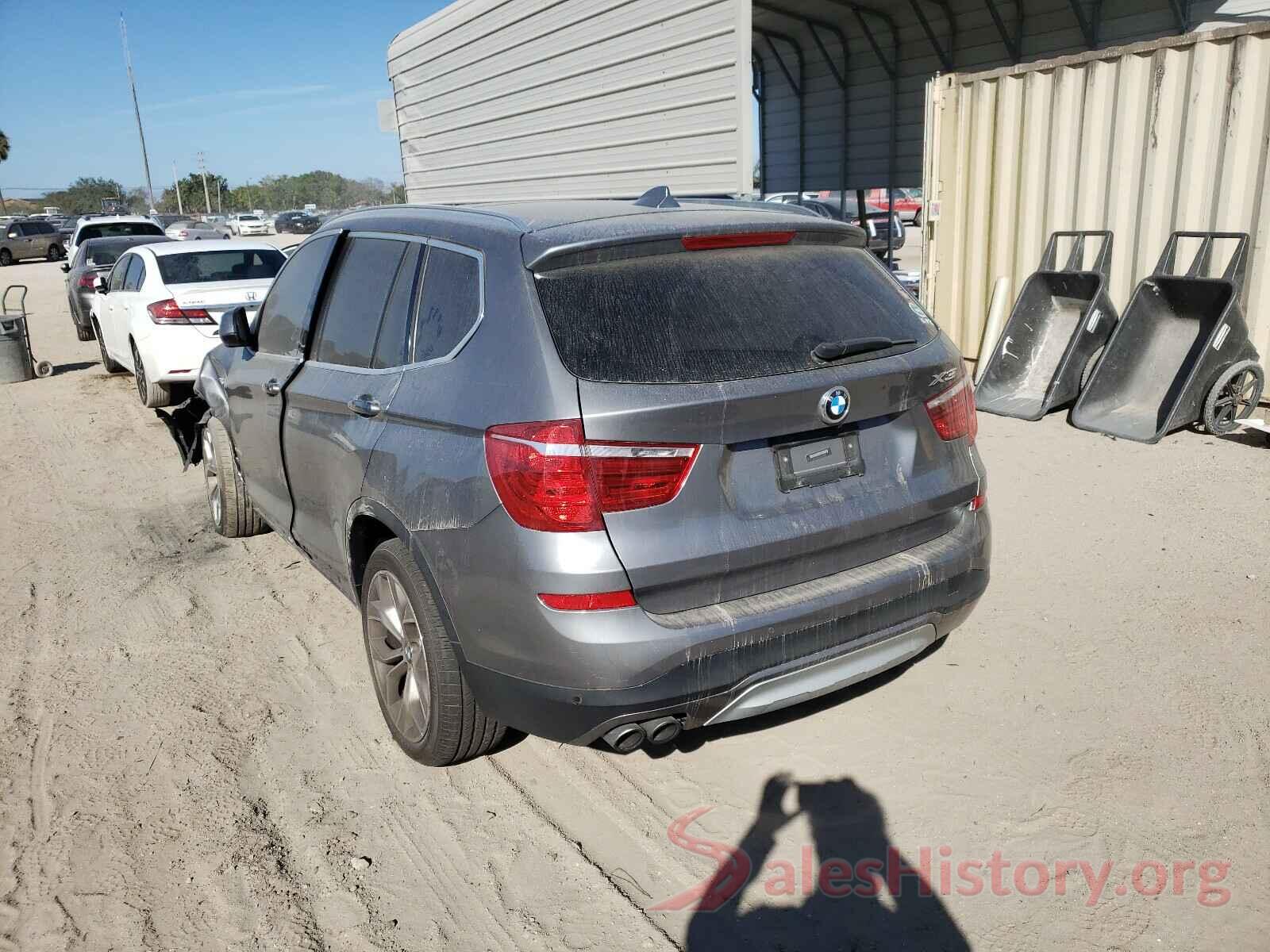 5UXWX7C54G0K36553 2016 BMW X3