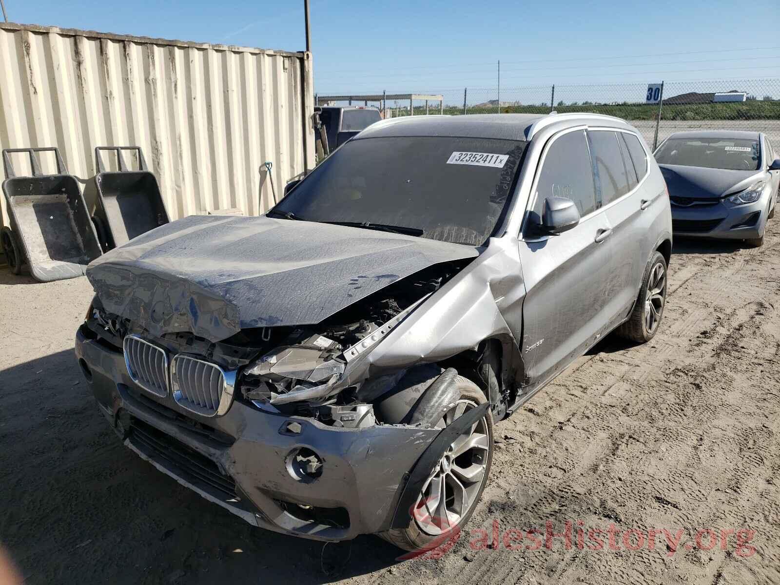 5UXWX7C54G0K36553 2016 BMW X3