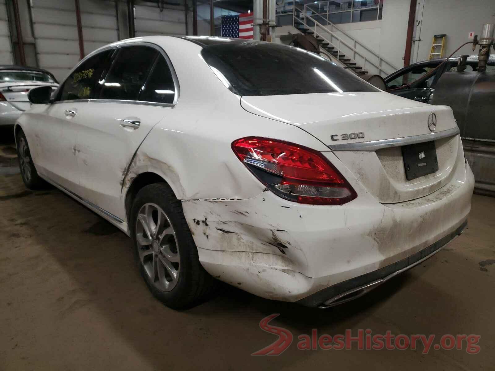 55SWF4KB8HU208606 2017 MERCEDES-BENZ C CLASS