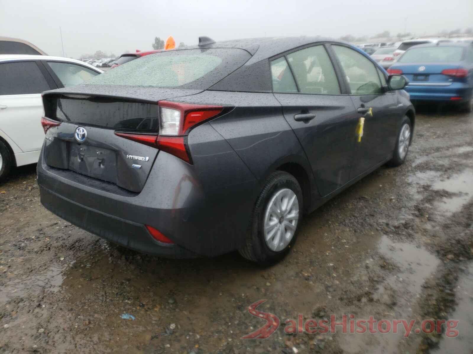 JTDKARFU4L3113053 2020 TOYOTA PRIUS