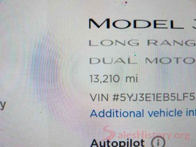 5YJ3E1EB5LF533370 2020 TESLA MODEL 3