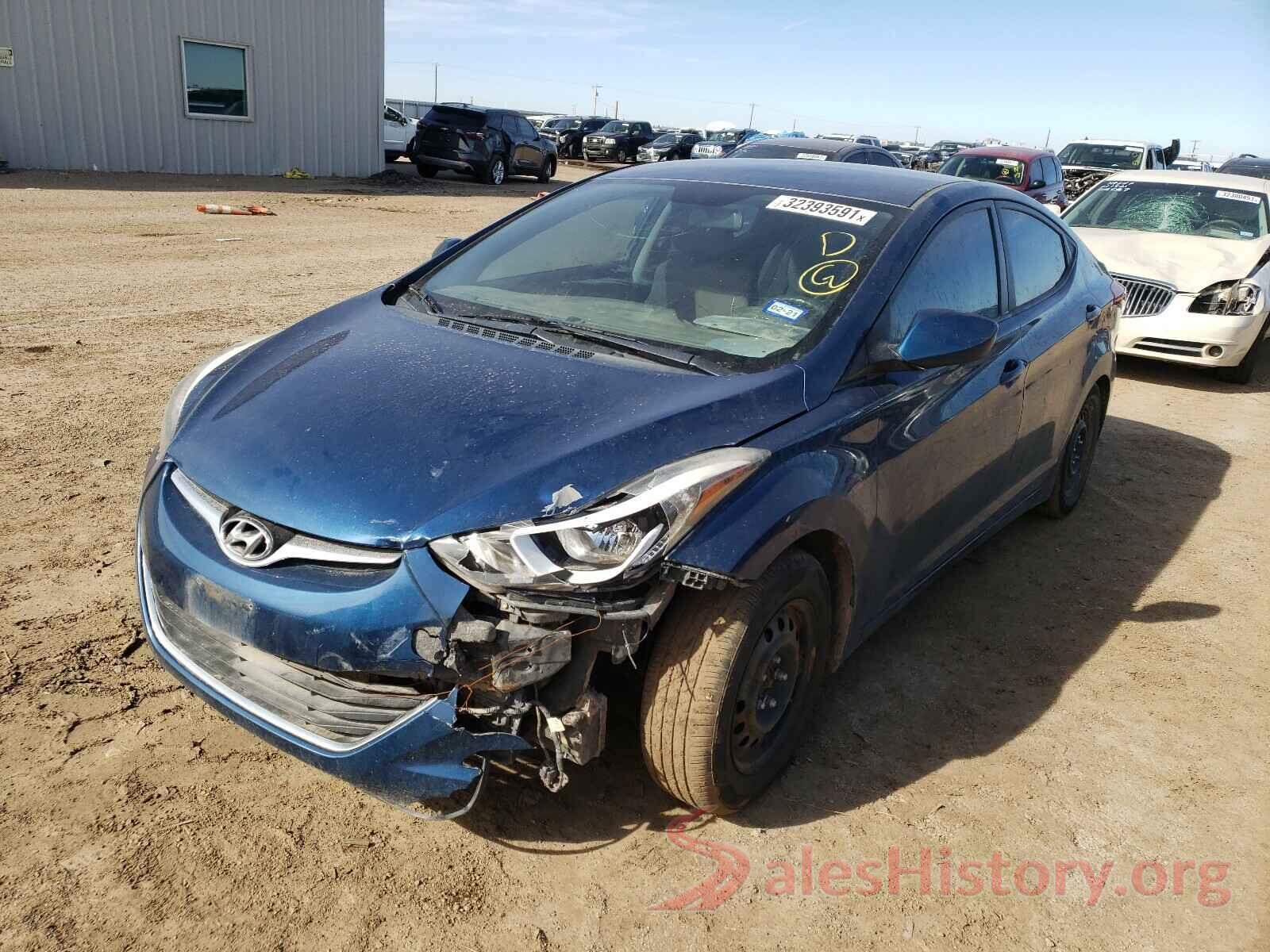 KMHDH4AE8GU601263 2016 HYUNDAI ELANTRA