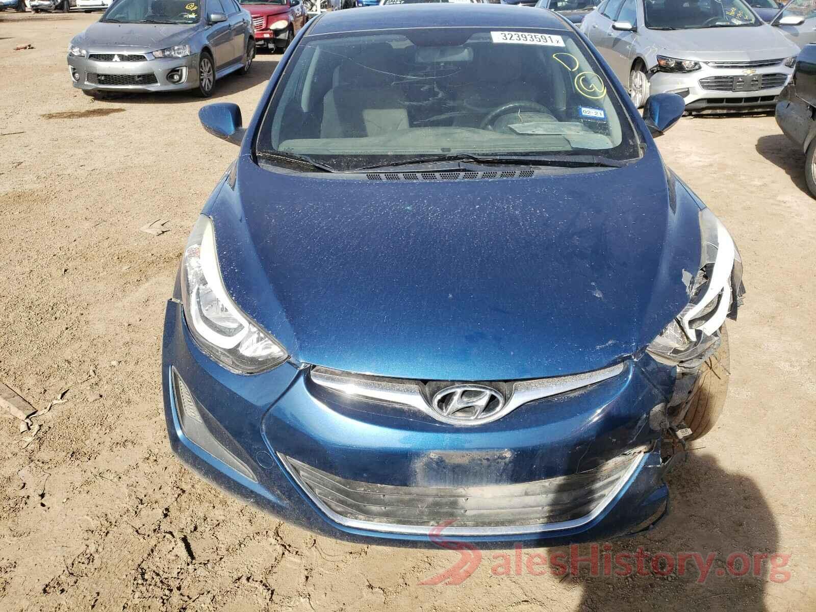 KMHDH4AE8GU601263 2016 HYUNDAI ELANTRA