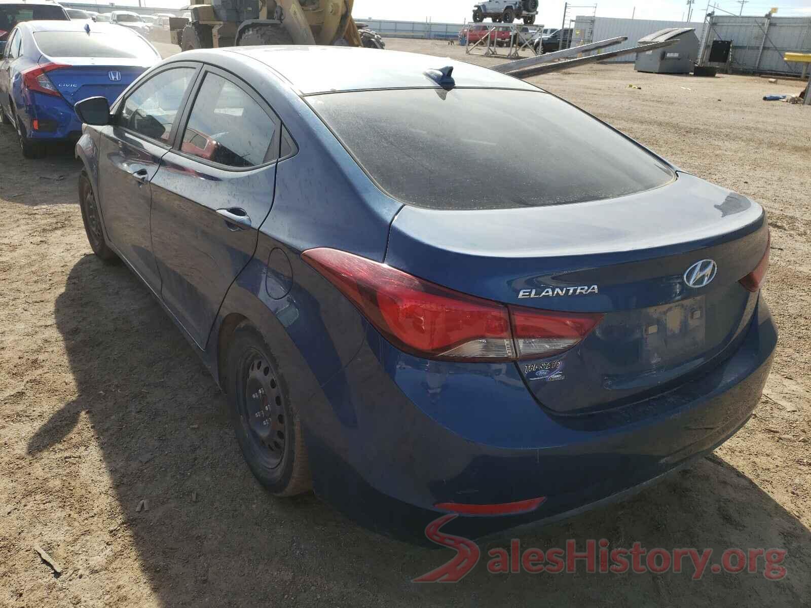 KMHDH4AE8GU601263 2016 HYUNDAI ELANTRA