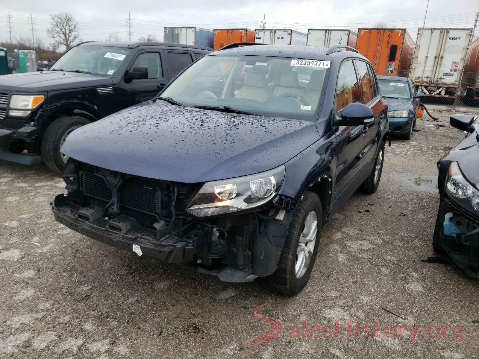 WVGBV7AX8GW554243 2016 VOLKSWAGEN TIGUAN