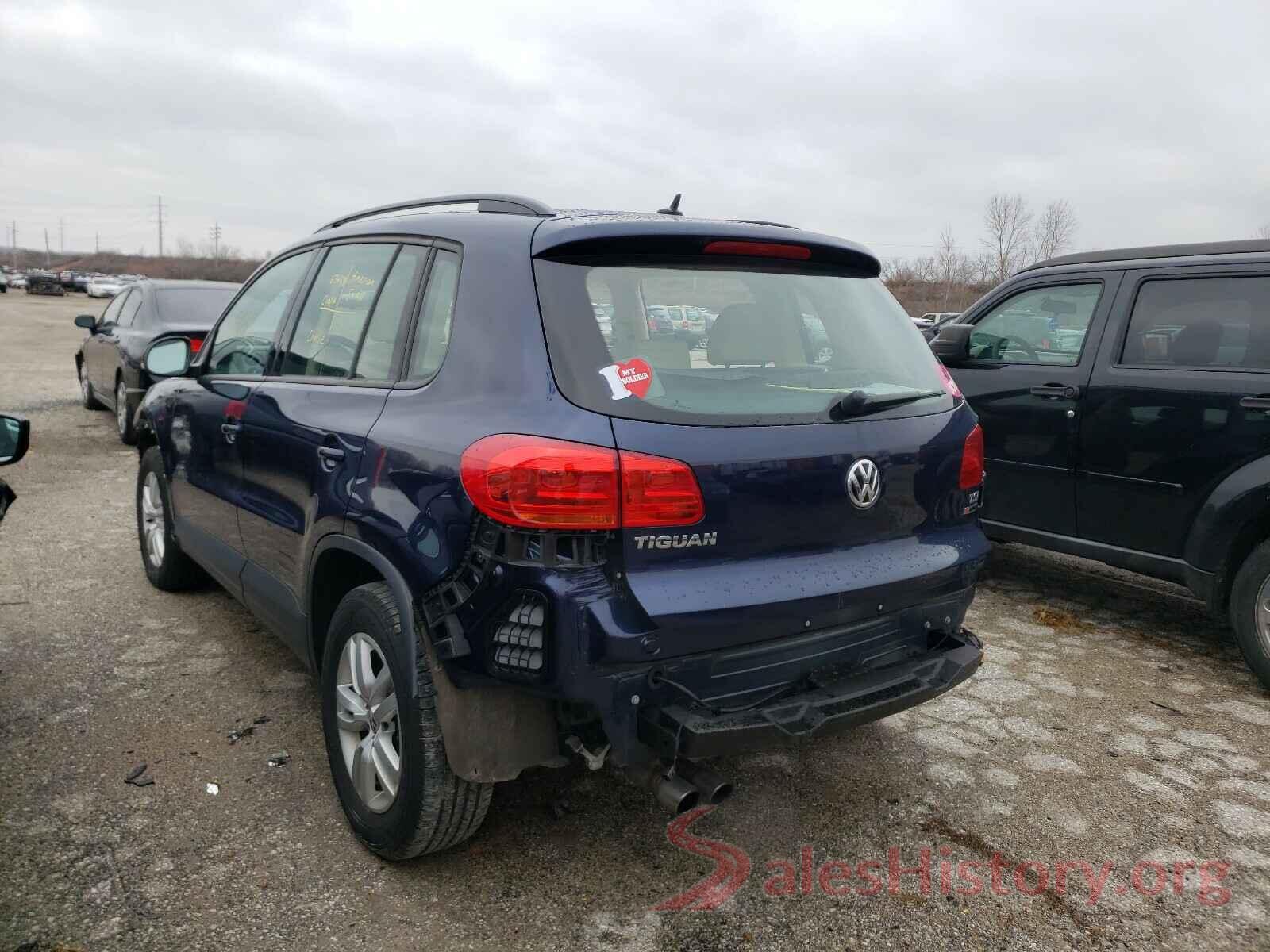 WVGBV7AX8GW554243 2016 VOLKSWAGEN TIGUAN