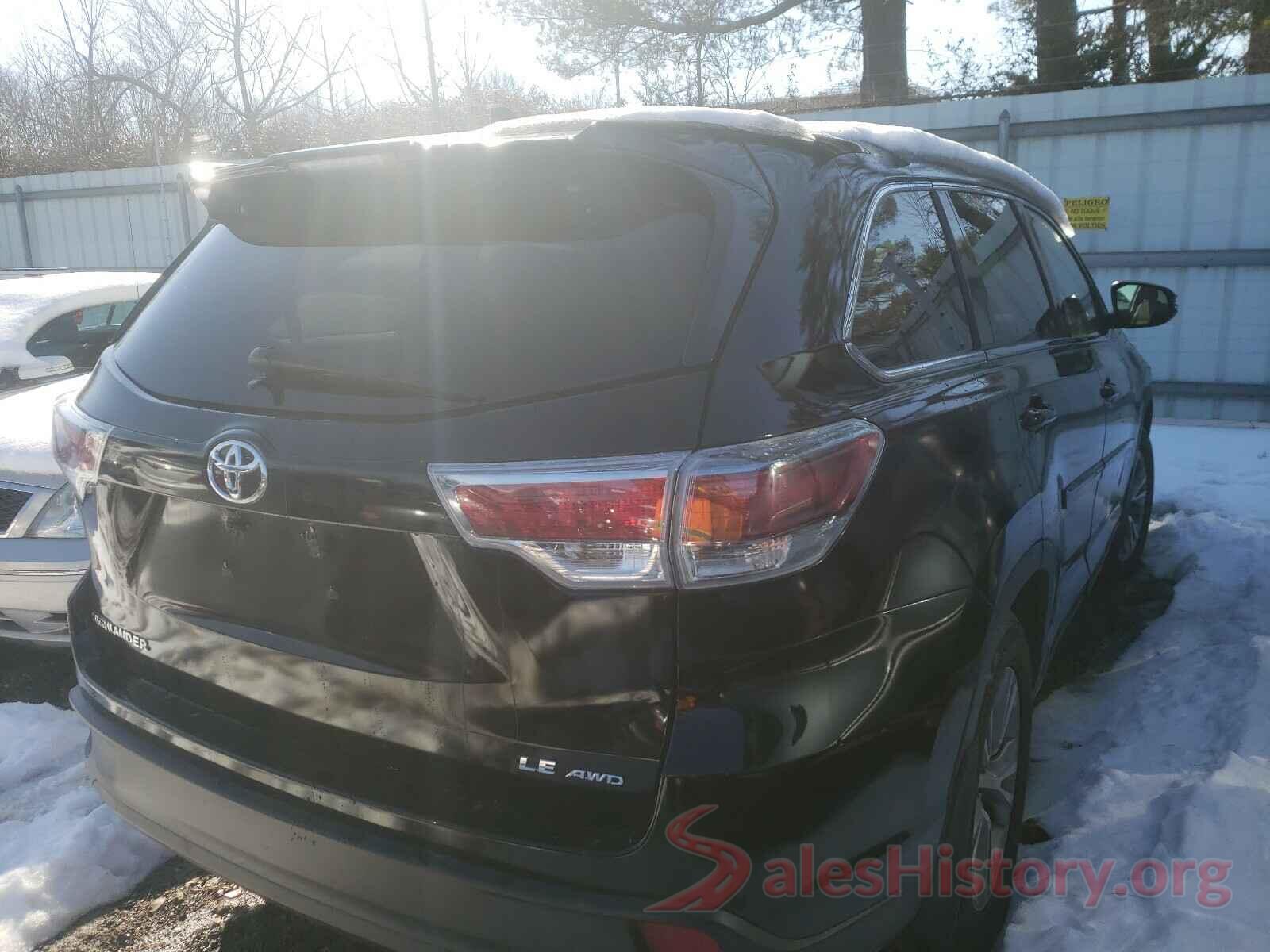 5TDBKRFH1GS255655 2016 TOYOTA HIGHLANDER