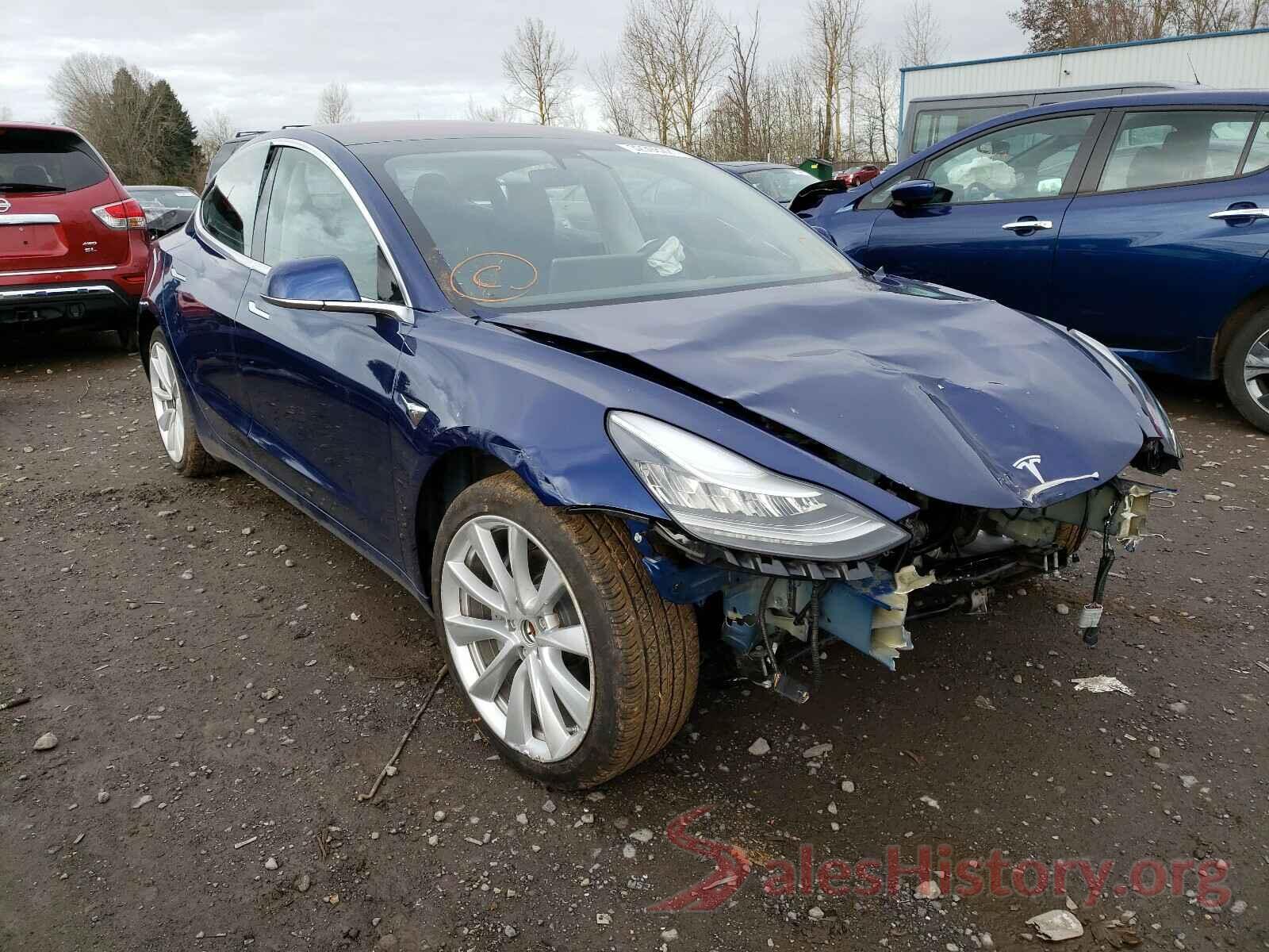 5YJ3E1EA4JF164487 2018 TESLA MODEL 3