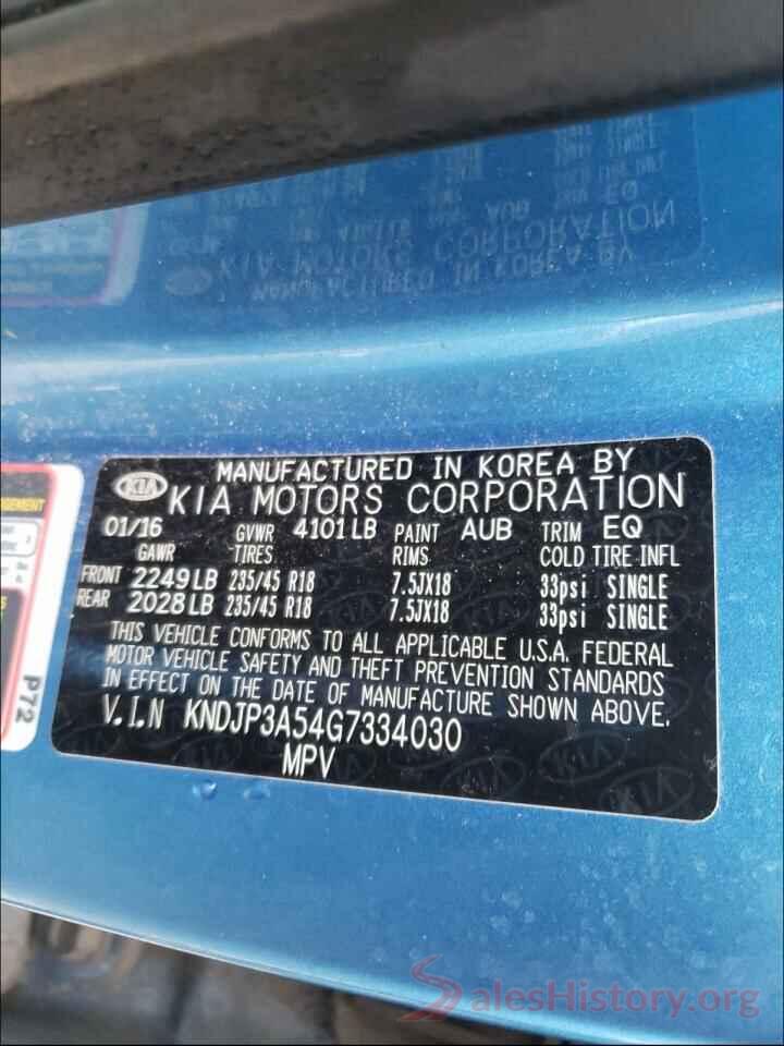 KNDJP3A54G7334030 2016 KIA SOUL