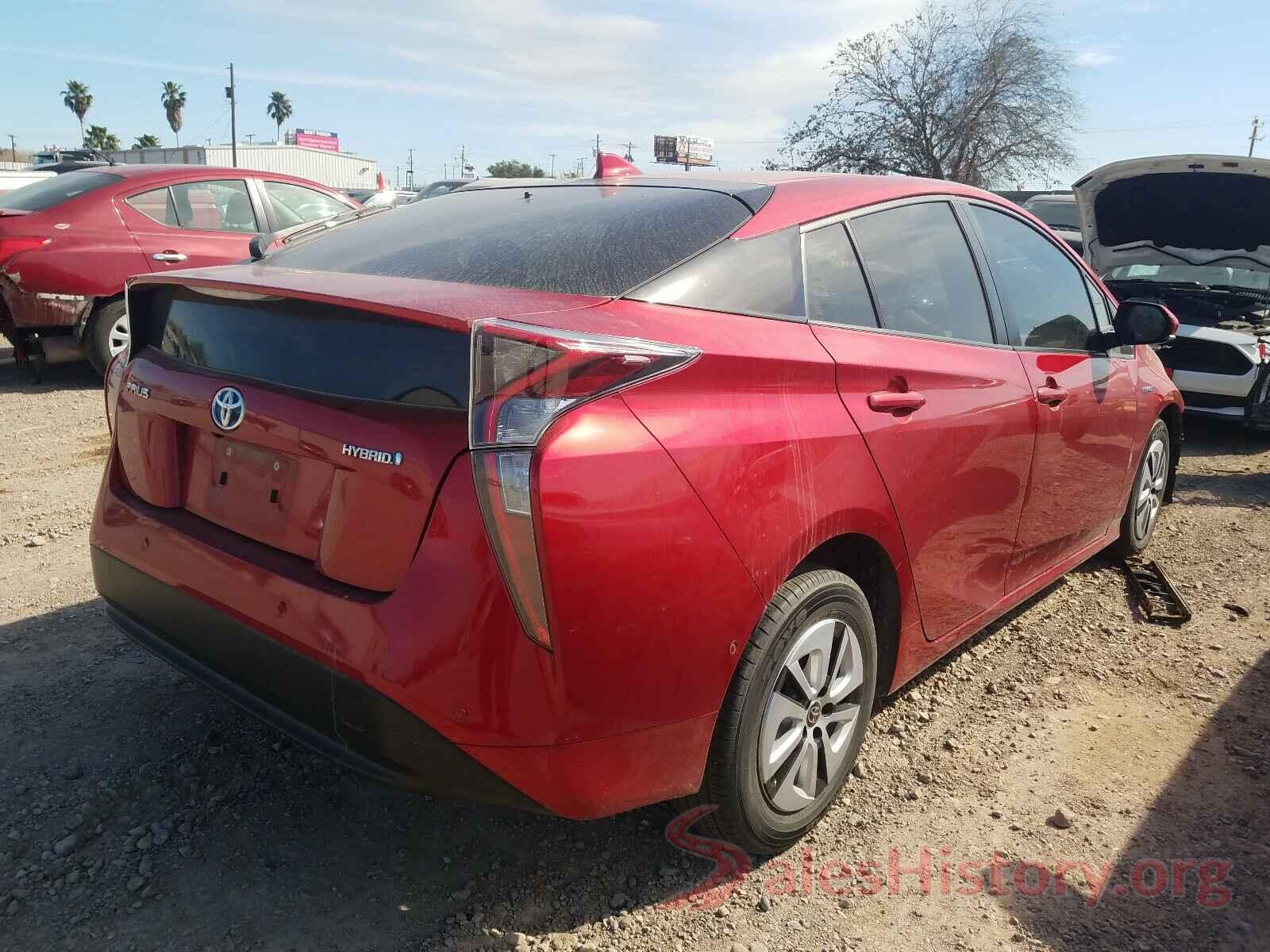 JTDKBRFU5H3569227 2017 TOYOTA PRIUS