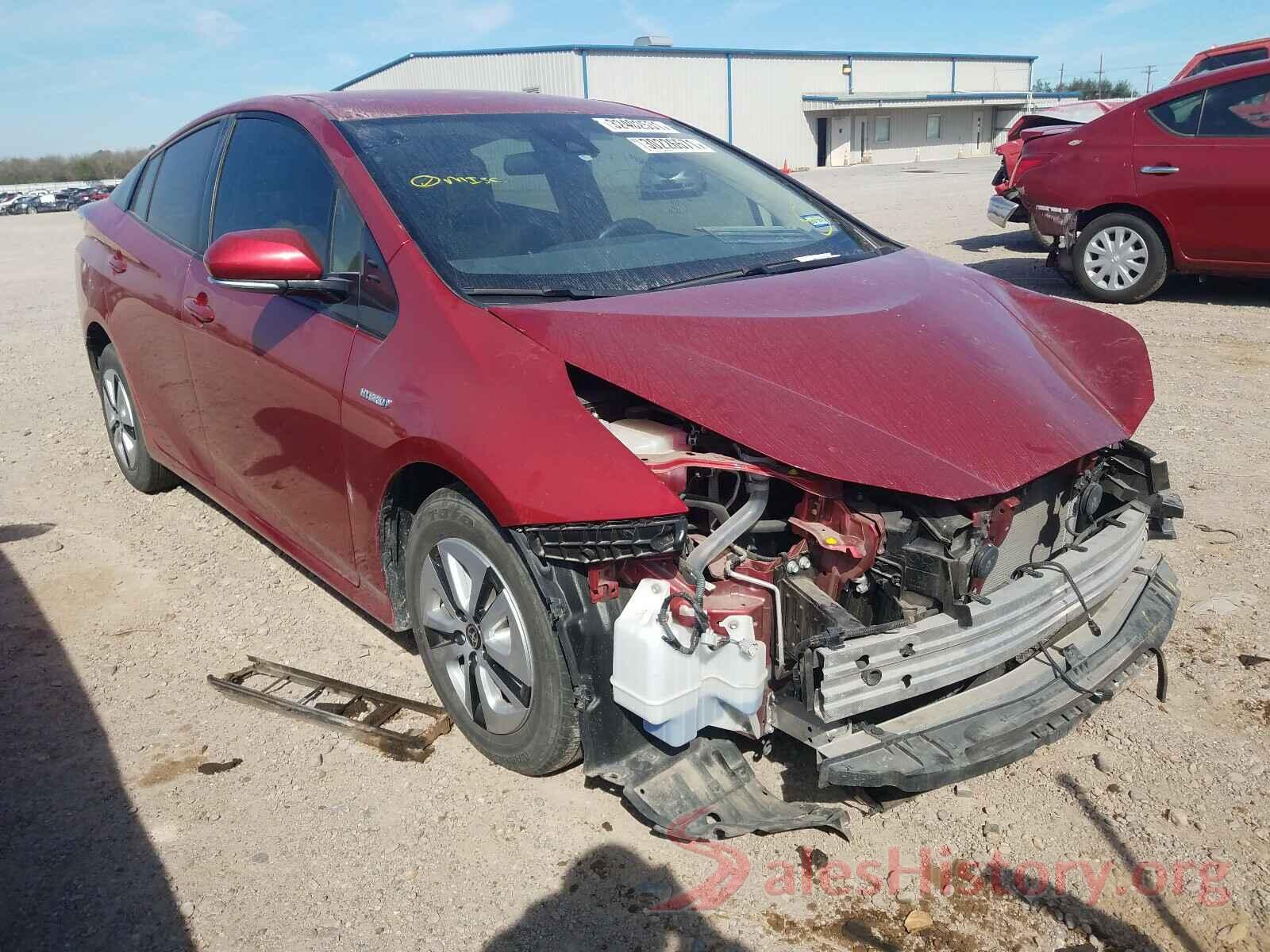 JTDKBRFU5H3569227 2017 TOYOTA PRIUS