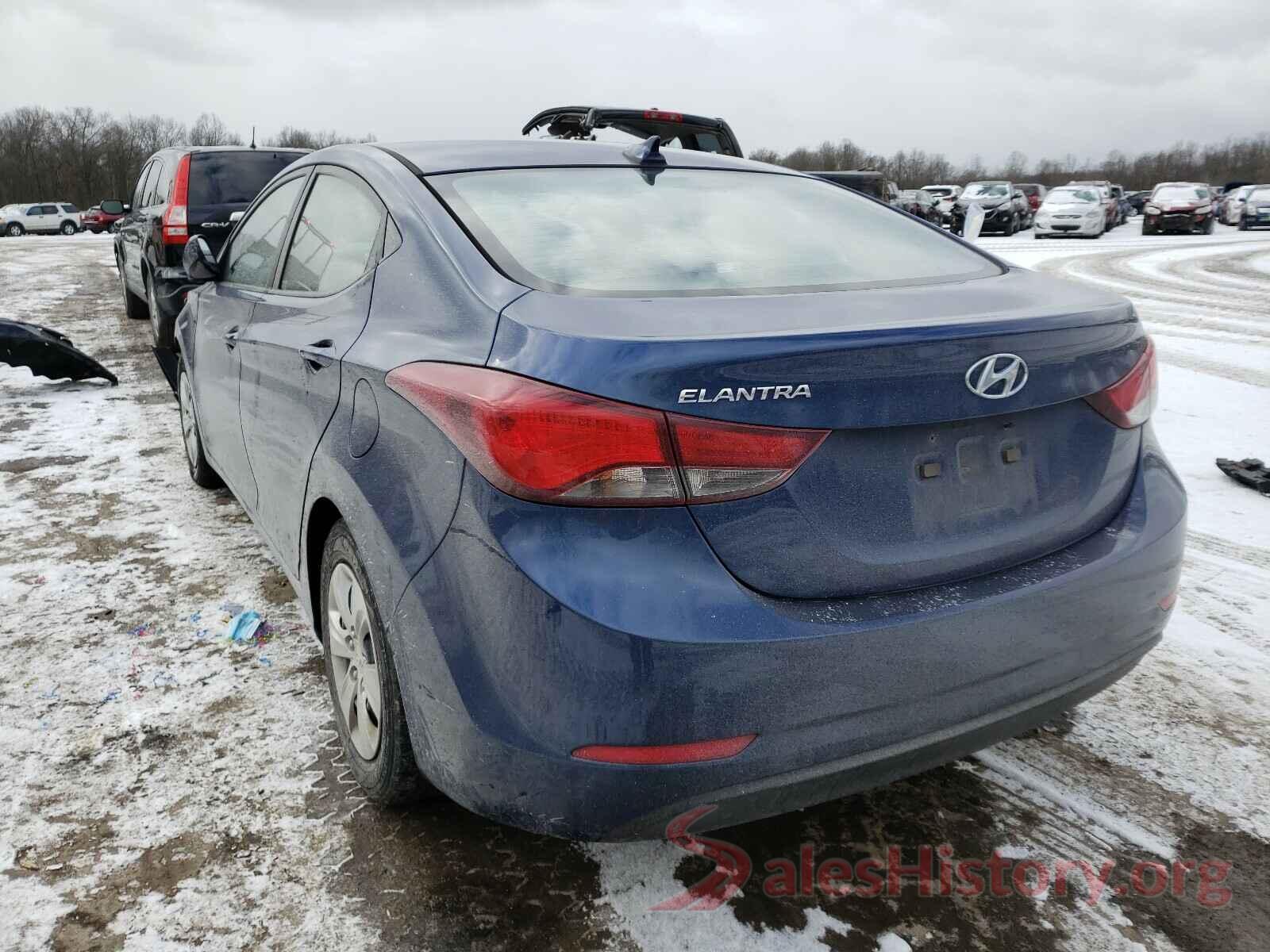 5NPDH4AE9GH688105 2016 HYUNDAI ELANTRA