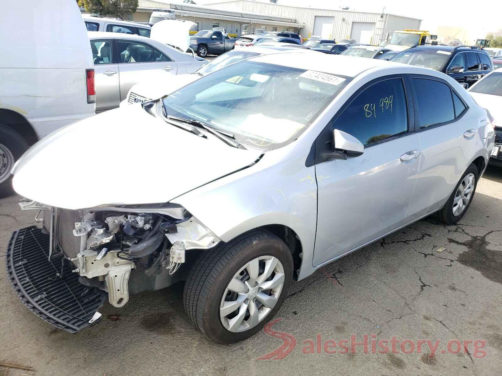 5YFBURHE5GP447585 2016 TOYOTA COROLLA