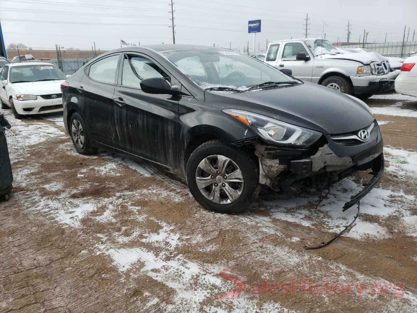 KMHDH4AEXGU600504 2016 HYUNDAI ELANTRA