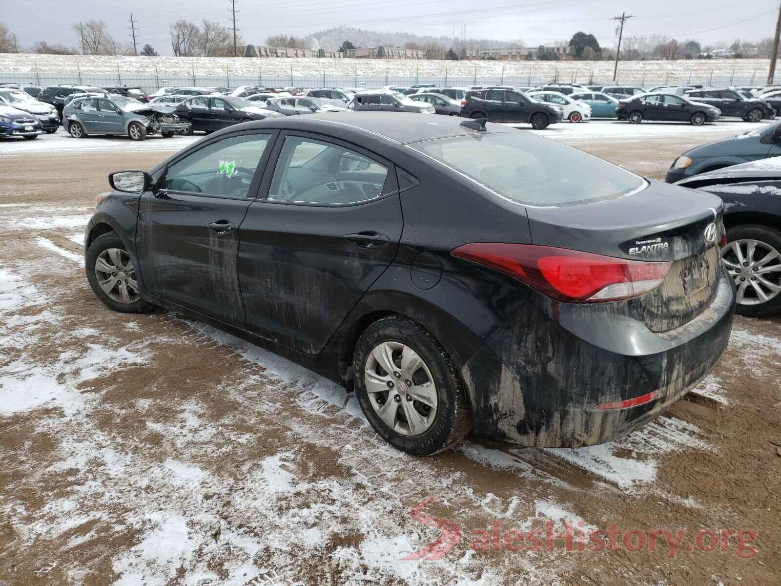 KMHDH4AEXGU600504 2016 HYUNDAI ELANTRA