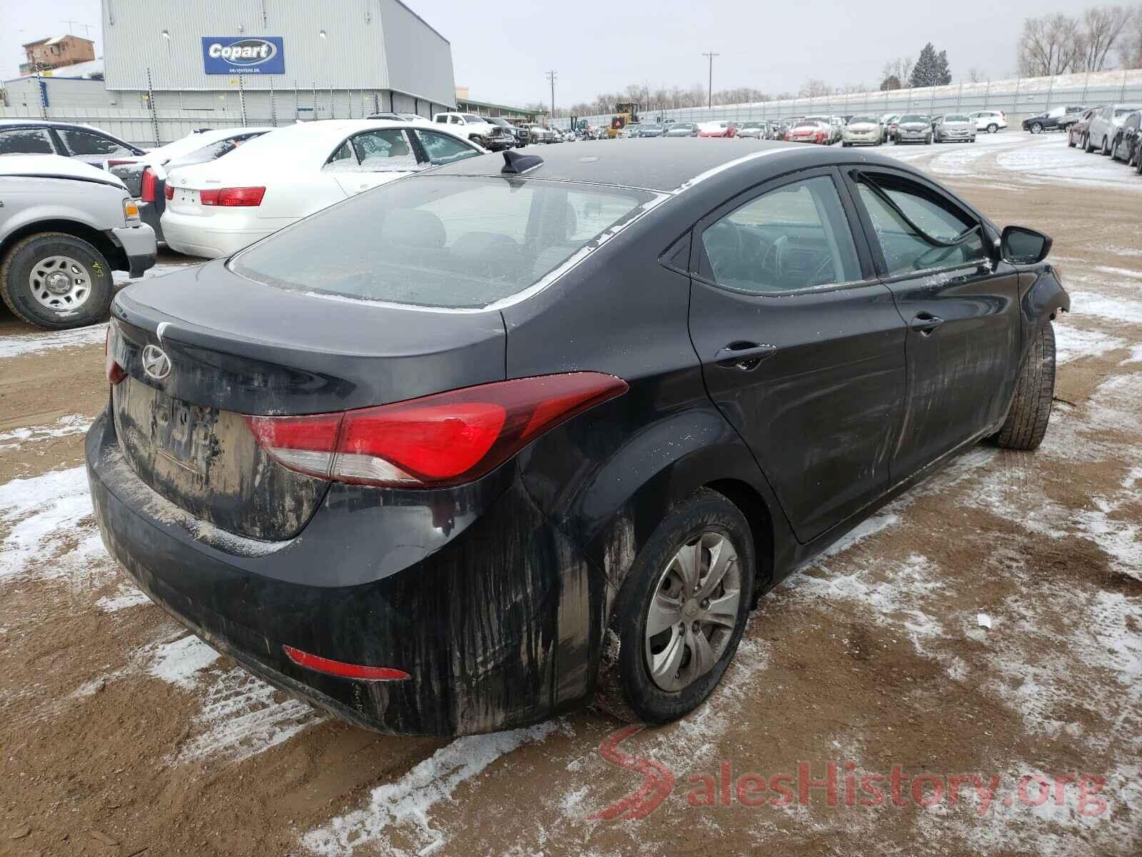 KMHDH4AEXGU600504 2016 HYUNDAI ELANTRA