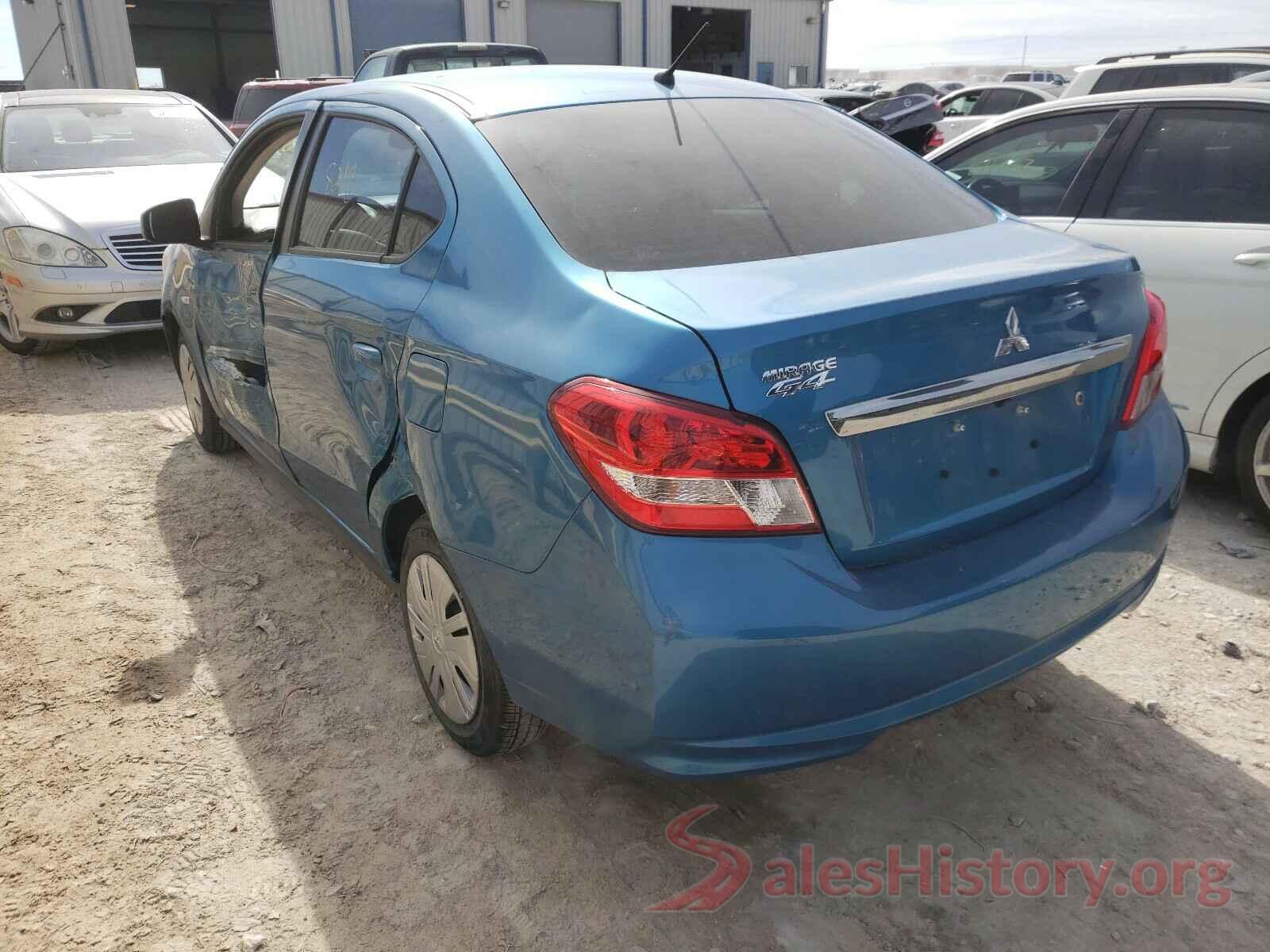 ML32F3FJ0LHF02107 2020 MITSUBISHI MIRAGE