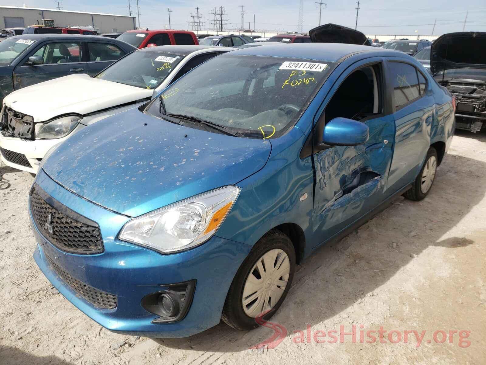 ML32F3FJ0LHF02107 2020 MITSUBISHI MIRAGE