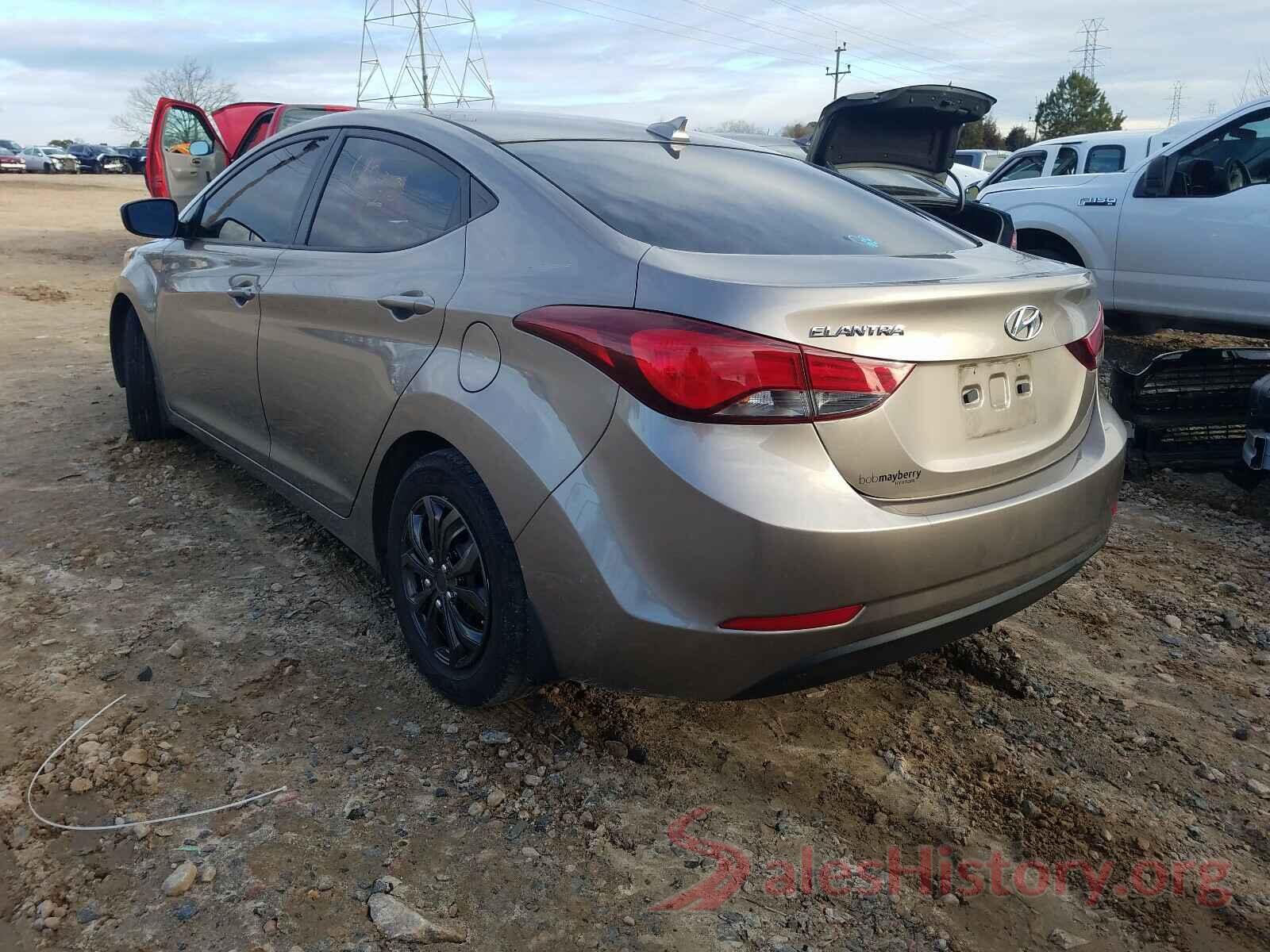 5NPDH4AE9GH731387 2016 HYUNDAI ELANTRA