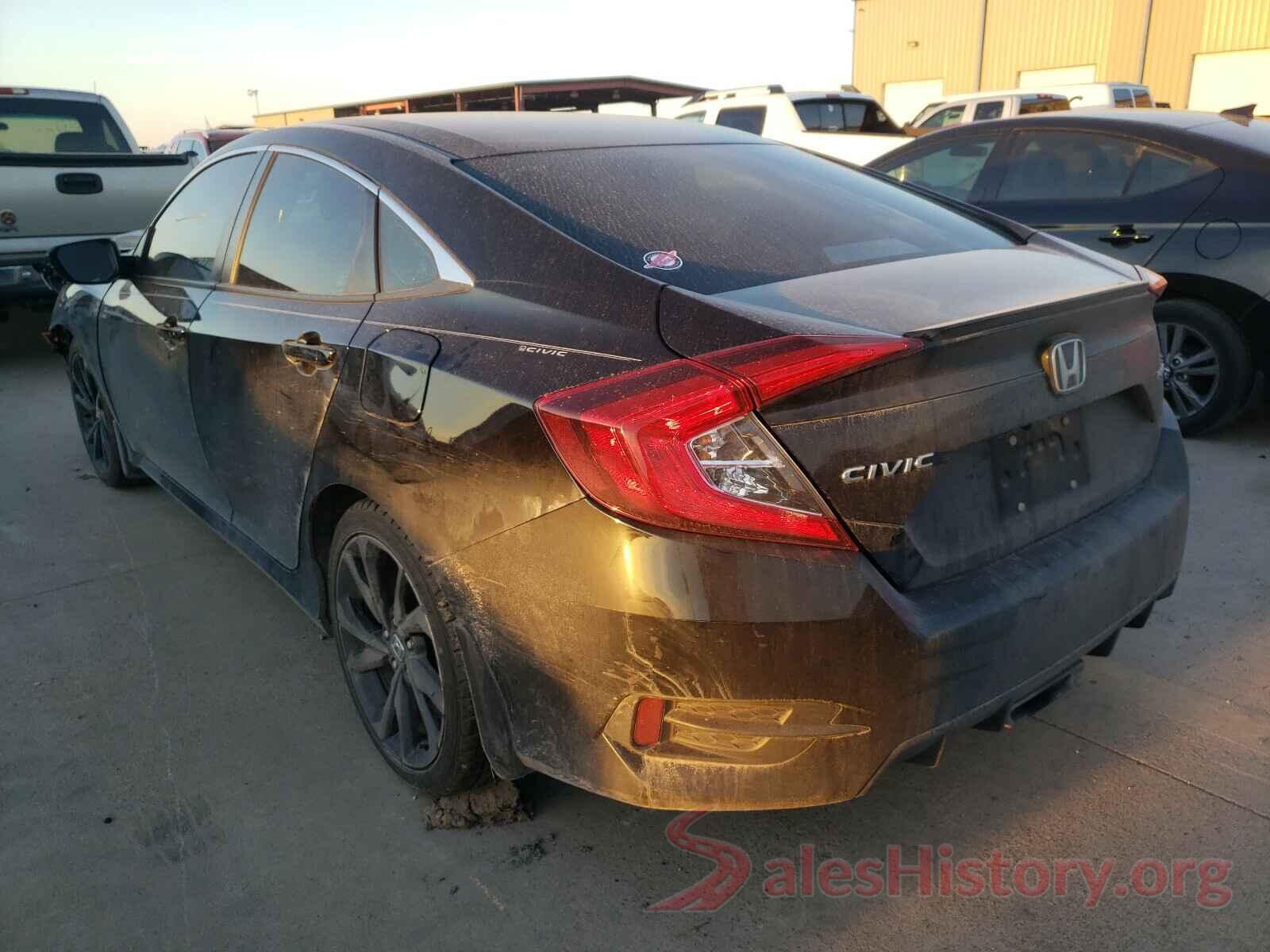 2HGFC2F86KH503512 2019 HONDA CIVIC