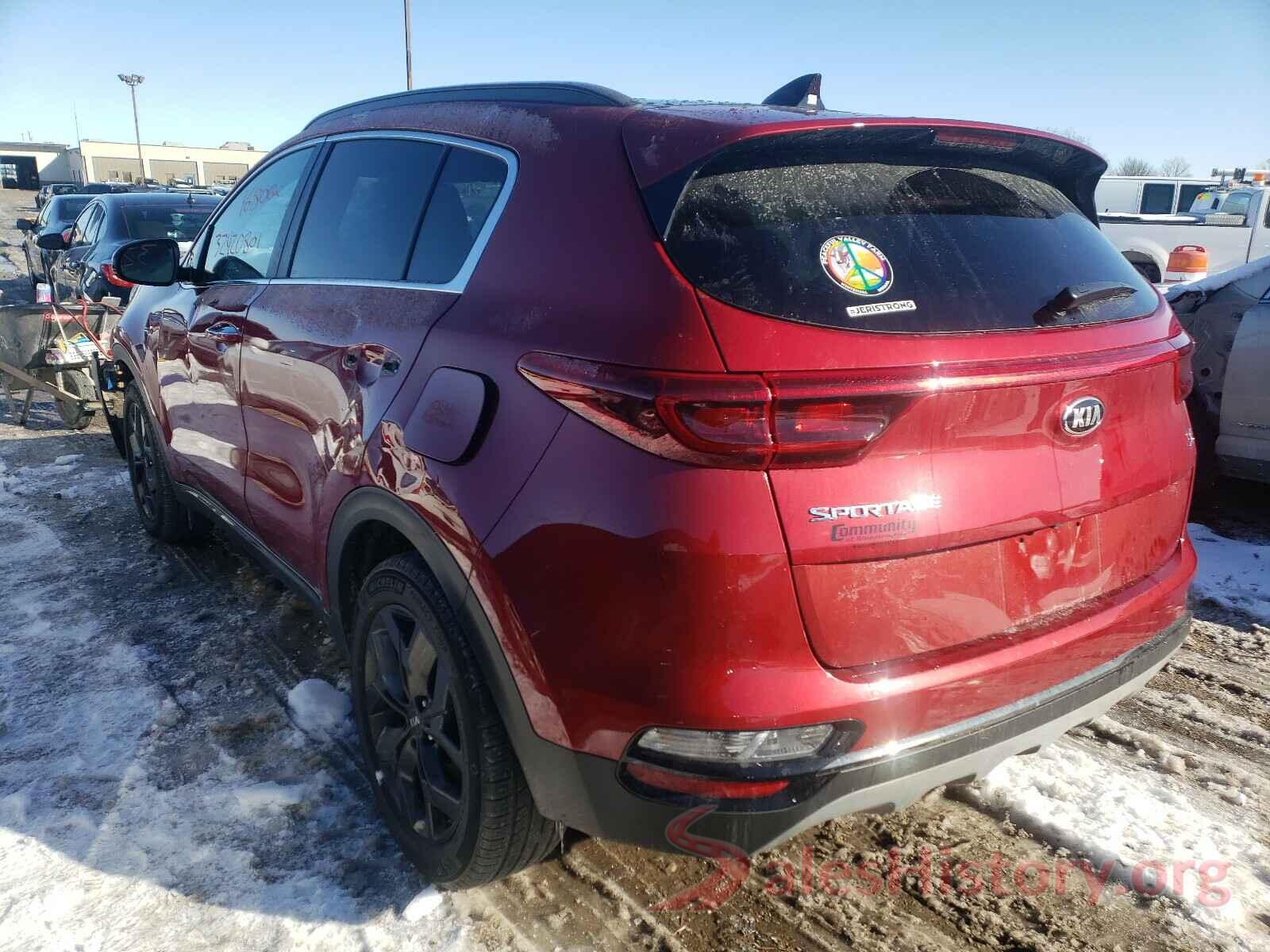 KNDP6CAC8L7665215 2020 KIA SPORTAGE