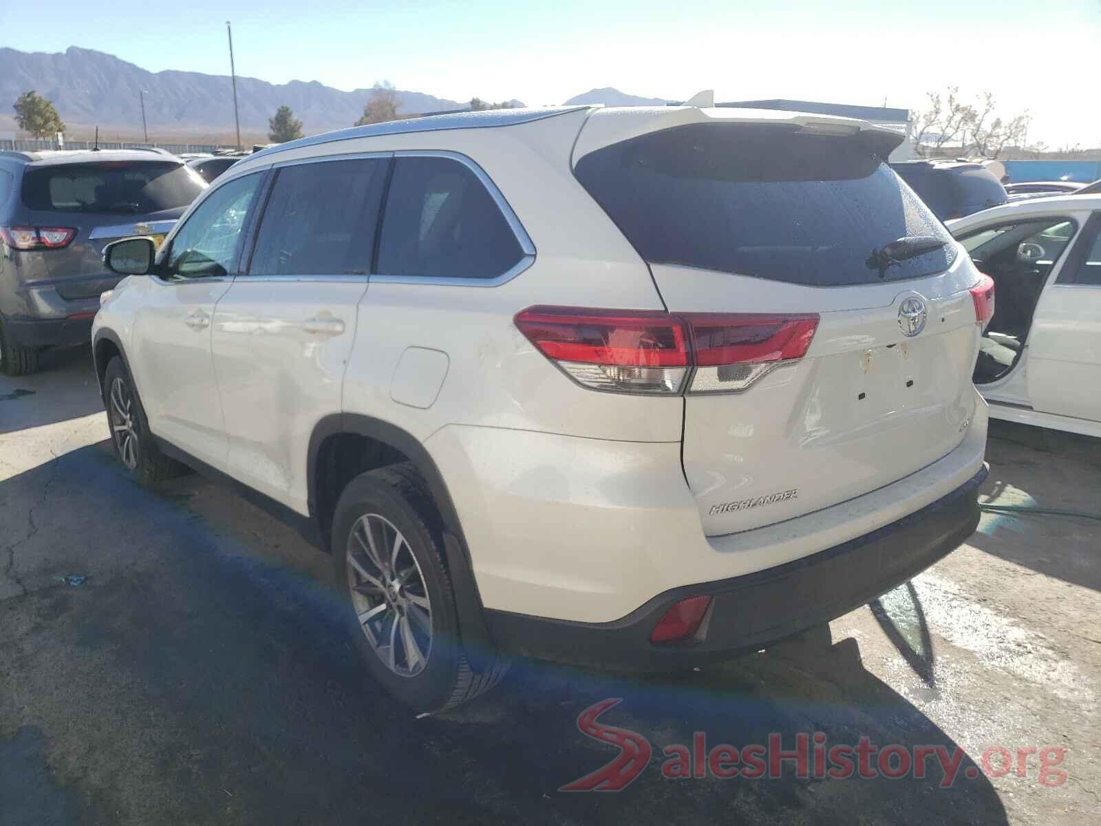 5TDKZRFH0KS574825 2019 TOYOTA HIGHLANDER