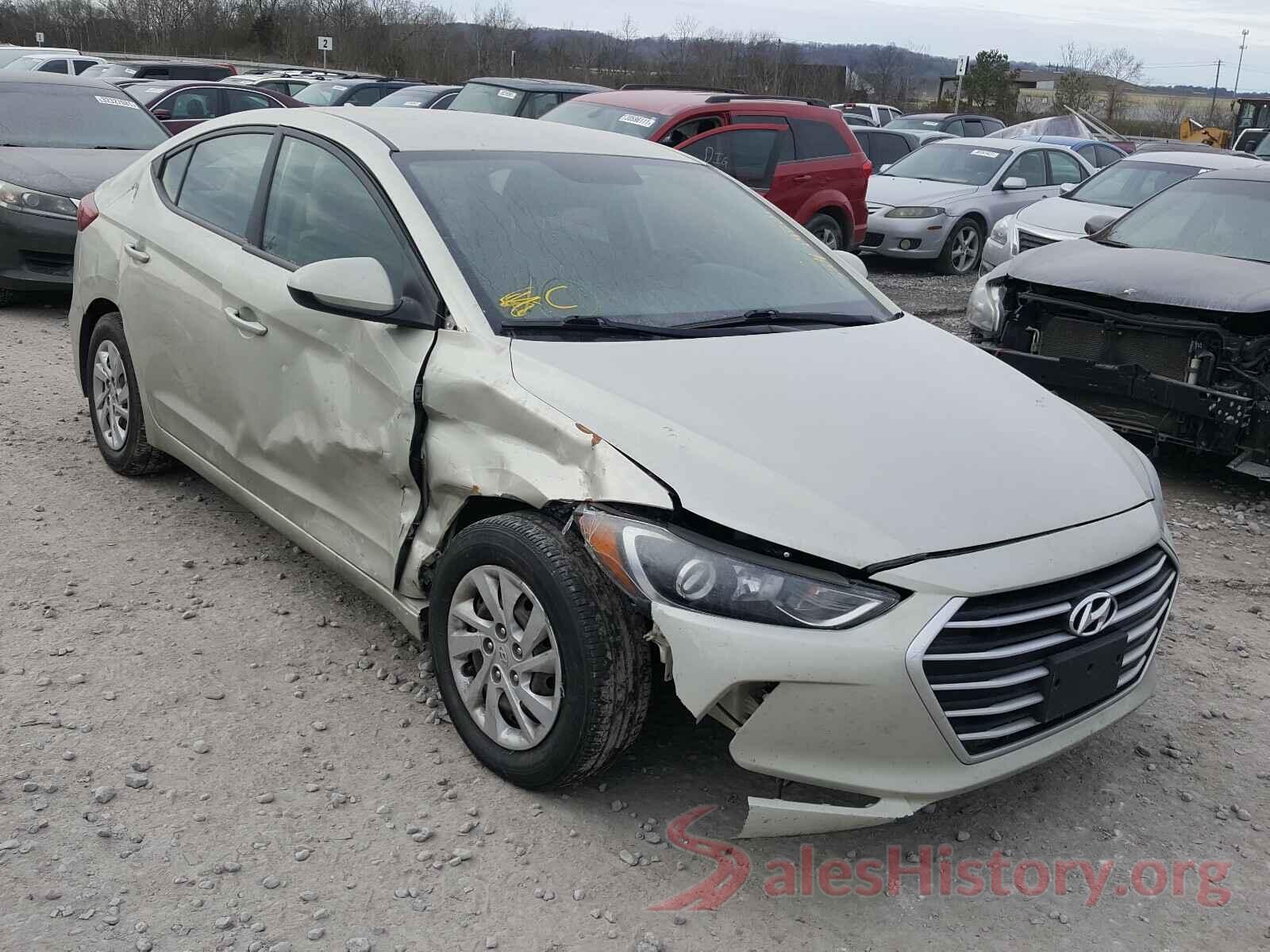 5NPD74LF5HH166615 2017 HYUNDAI ELANTRA