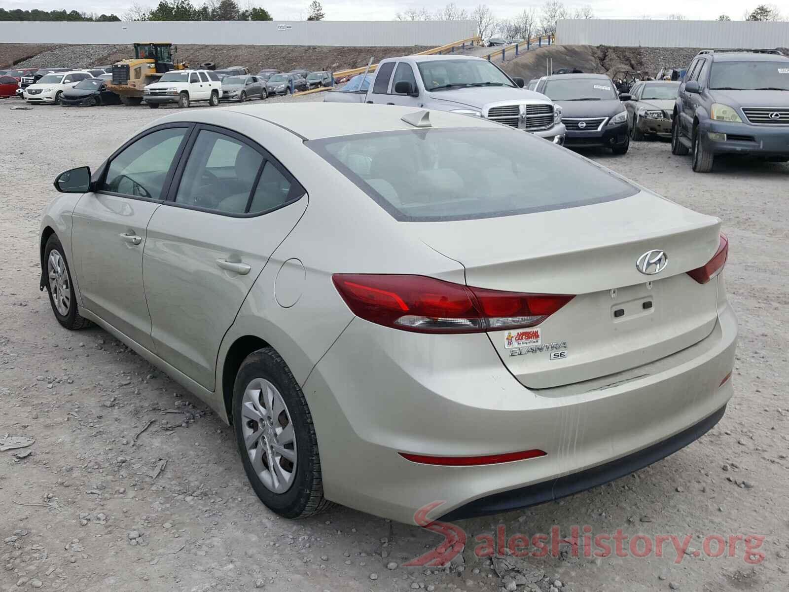 5NPD74LF5HH166615 2017 HYUNDAI ELANTRA