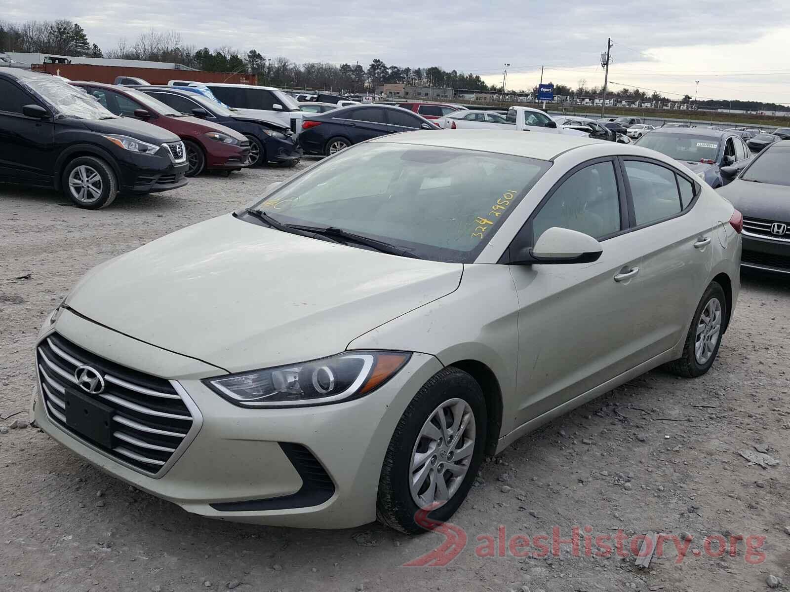 5NPD74LF5HH166615 2017 HYUNDAI ELANTRA