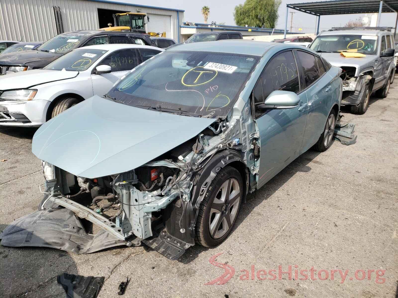 JTDKARFU2G3001759 2016 TOYOTA PRIUS