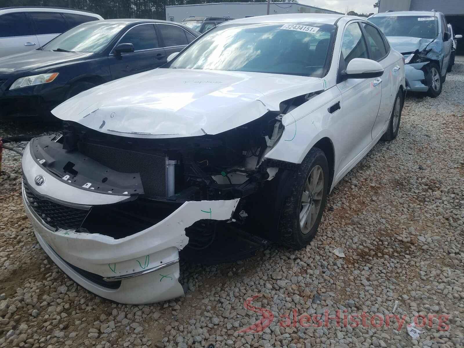 KNAGT4L33G5075238 2016 KIA OPTIMA