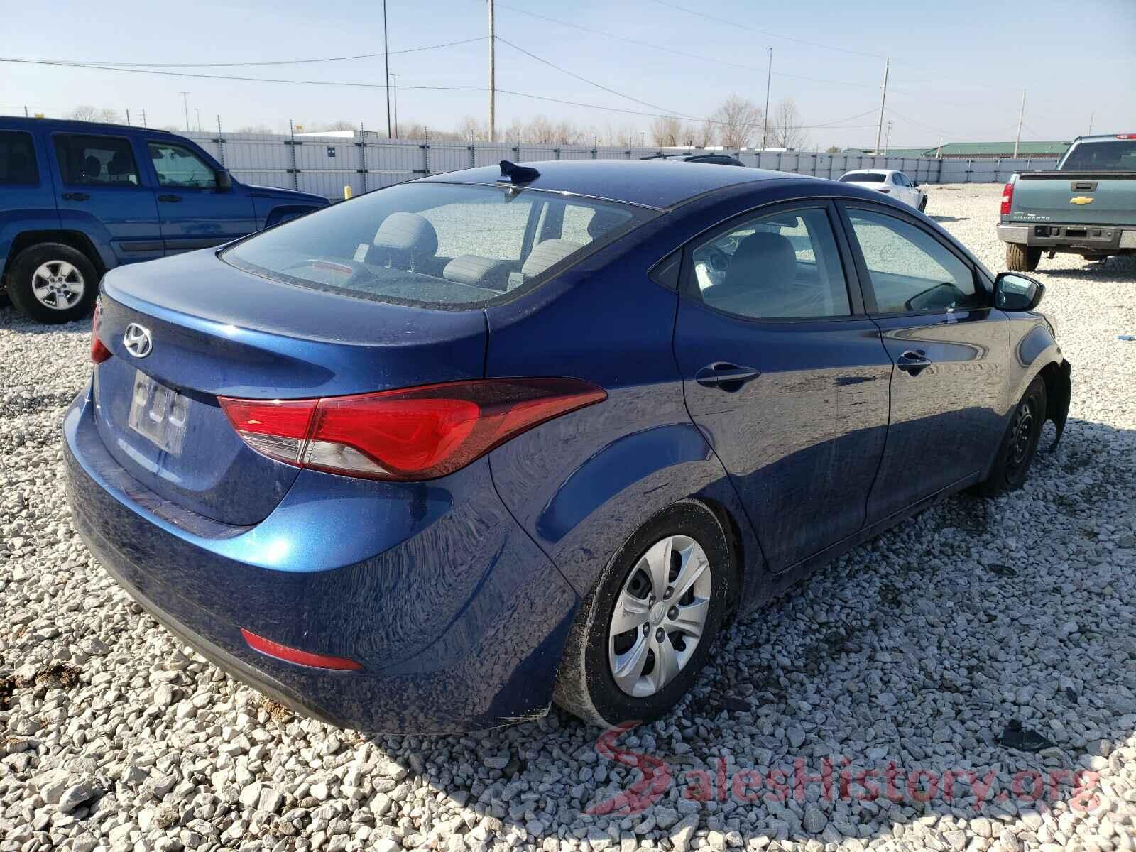 5NPDH4AE9GH701337 2016 HYUNDAI ELANTRA