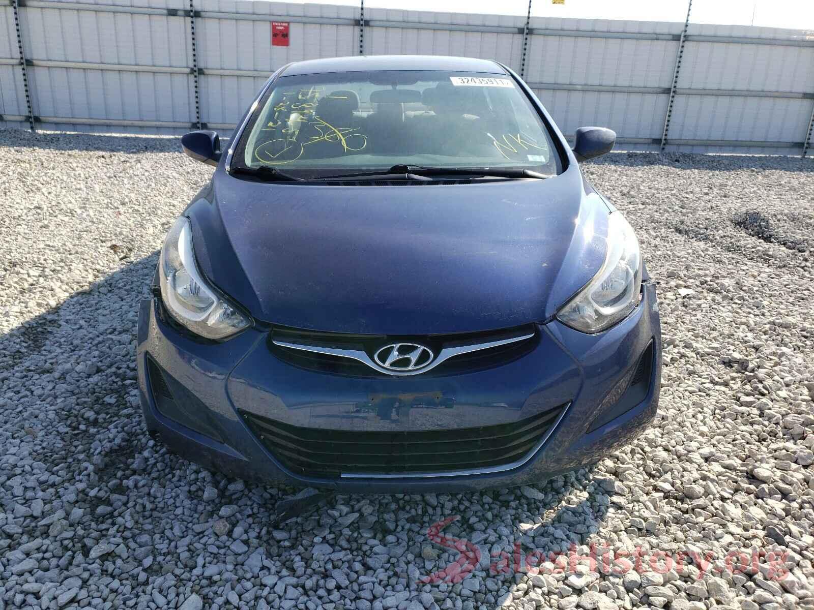 5NPDH4AE9GH701337 2016 HYUNDAI ELANTRA