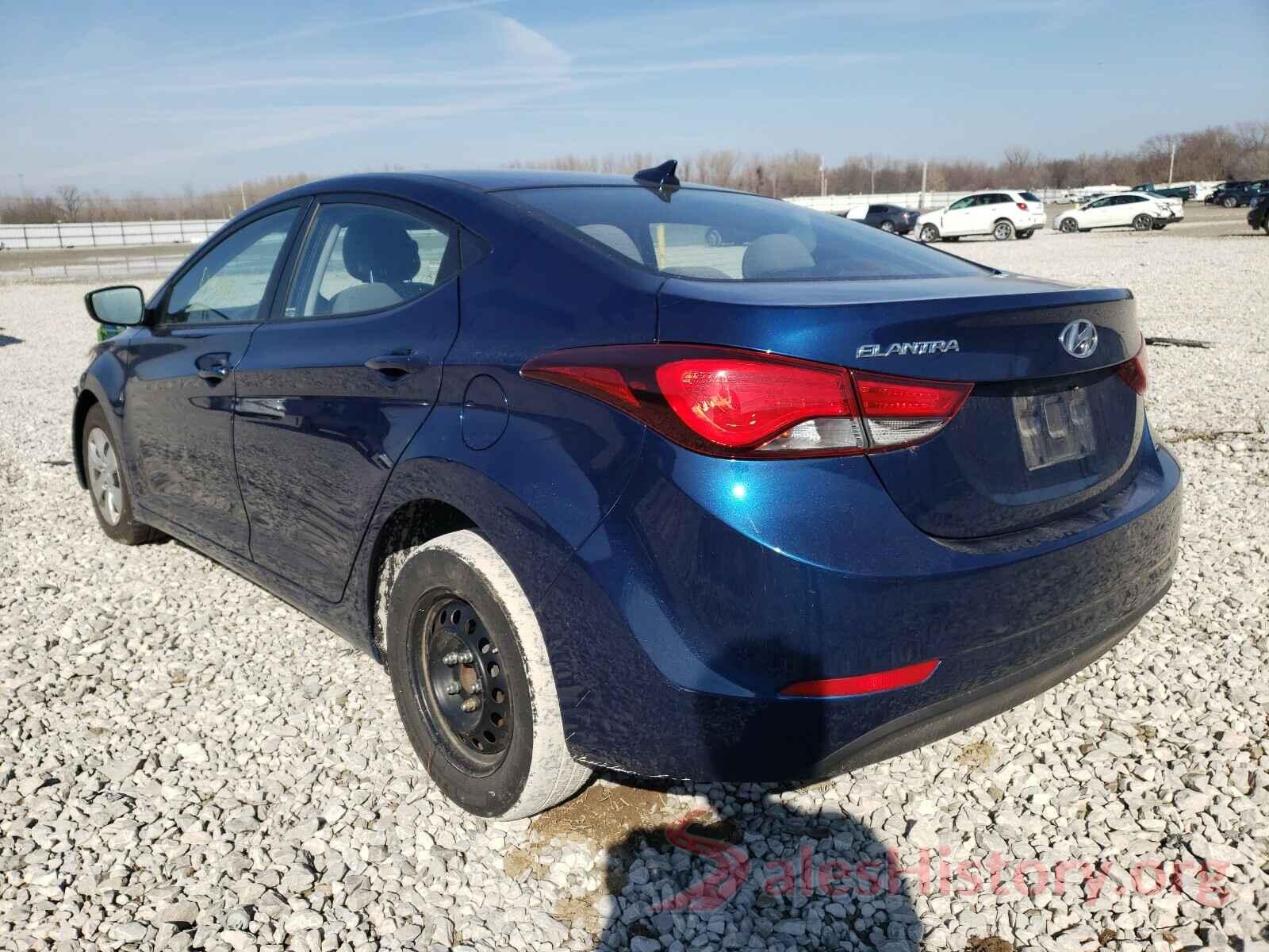 5NPDH4AE9GH701337 2016 HYUNDAI ELANTRA