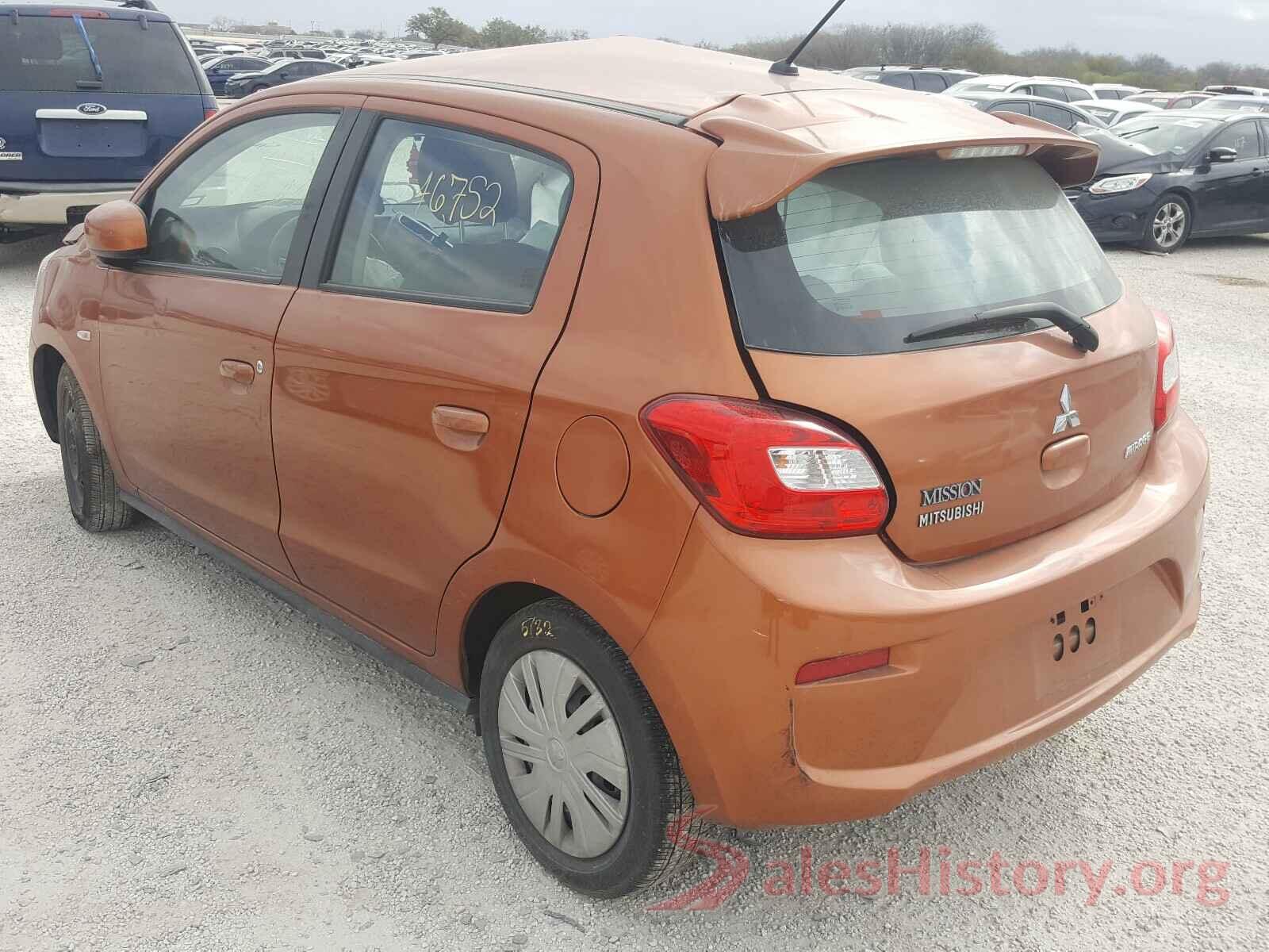 ML32A3HJ8HH020498 2017 MITSUBISHI MIRAGE