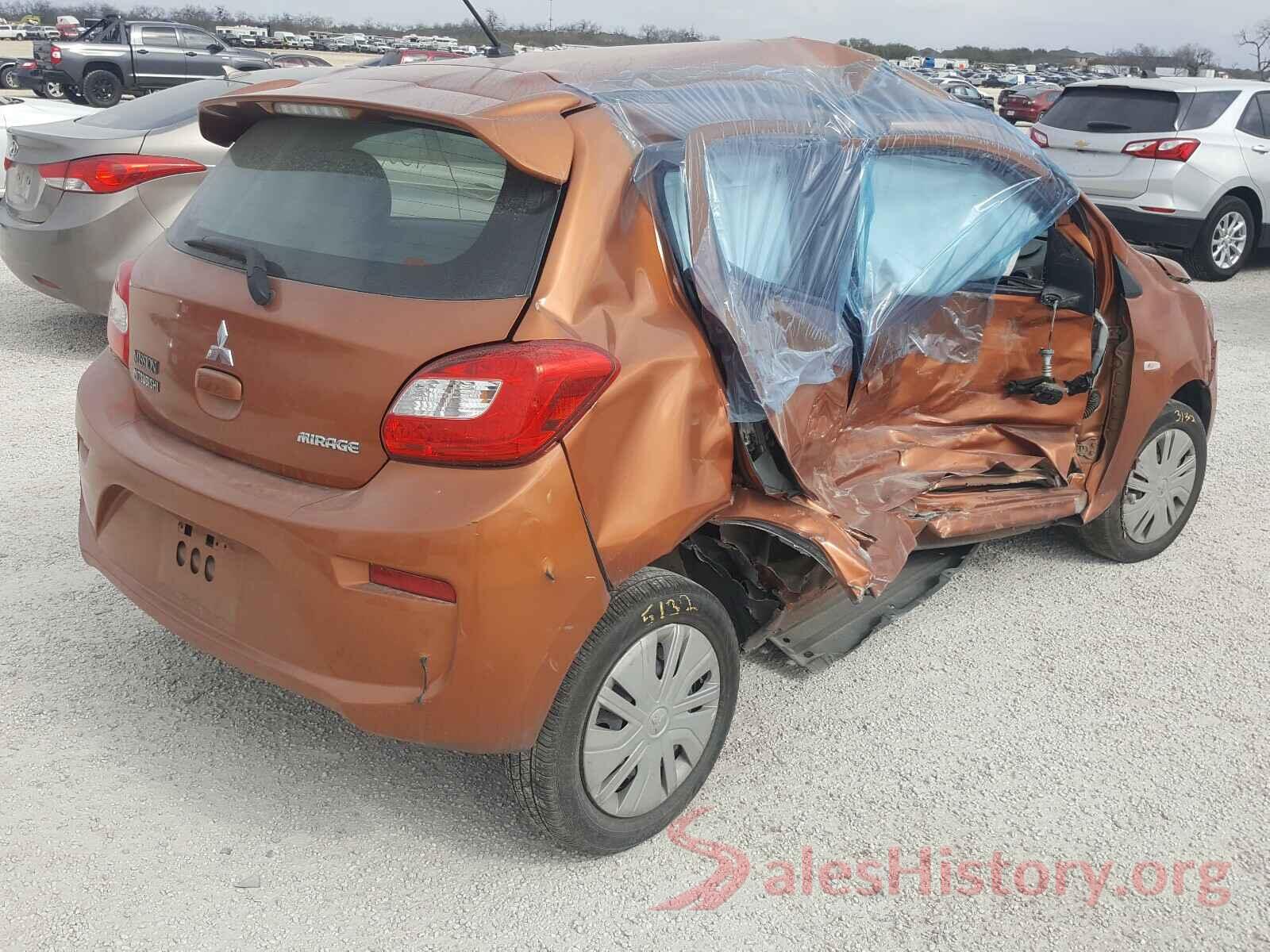 ML32A3HJ8HH020498 2017 MITSUBISHI MIRAGE