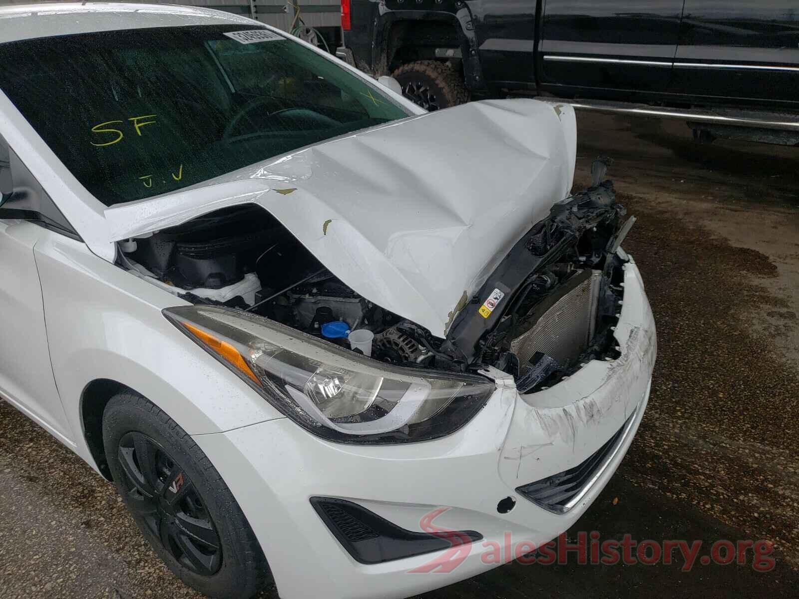 5NPDH4AE6GH737454 2016 HYUNDAI ELANTRA