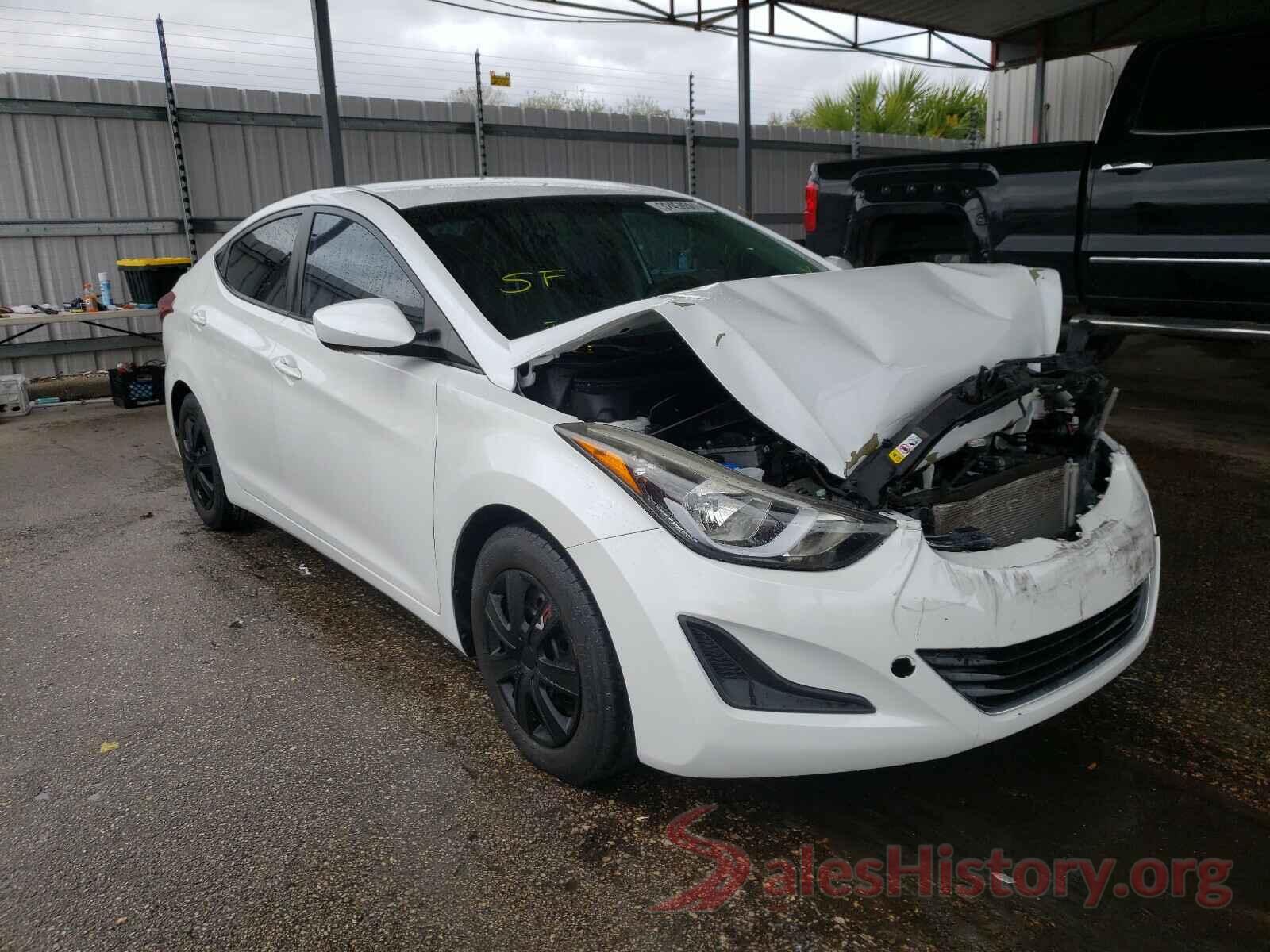 5NPDH4AE6GH737454 2016 HYUNDAI ELANTRA