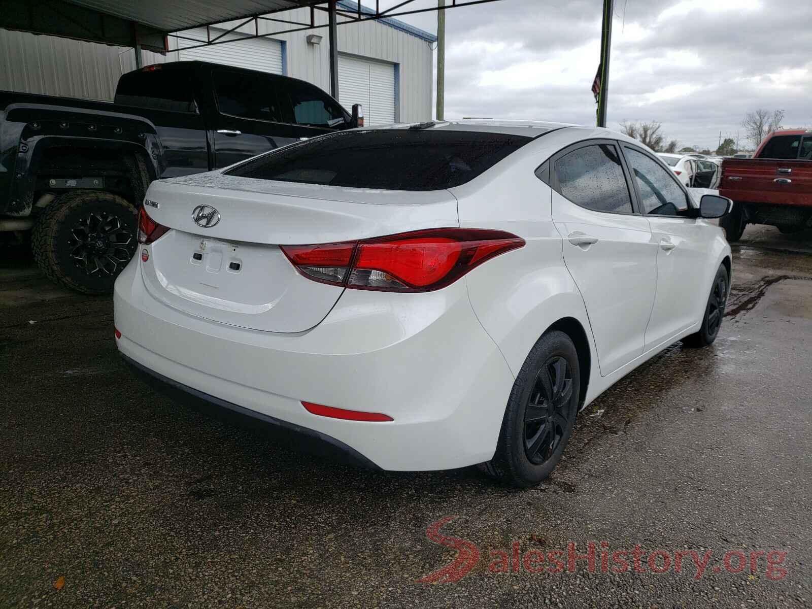 5NPDH4AE6GH737454 2016 HYUNDAI ELANTRA