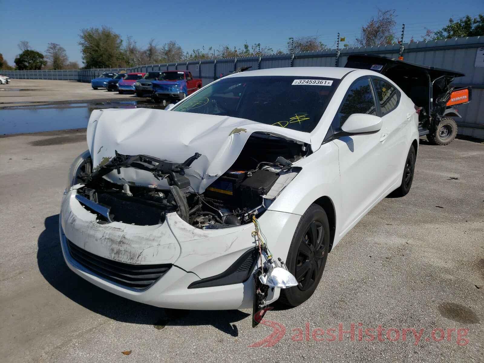 5NPDH4AE6GH737454 2016 HYUNDAI ELANTRA