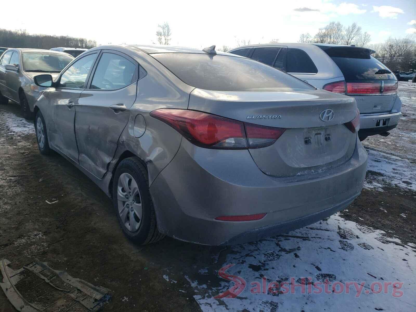 5NPDH4AEXGH753107 2016 HYUNDAI ELANTRA