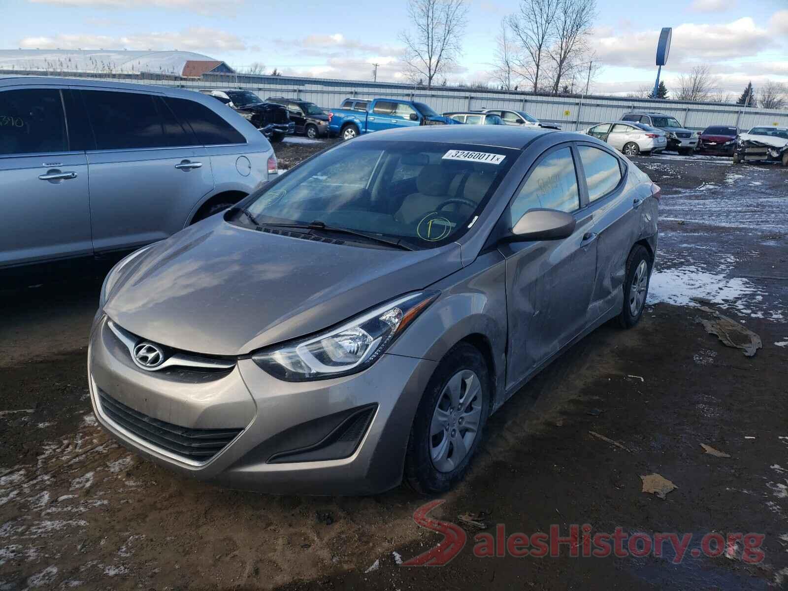 5NPDH4AEXGH753107 2016 HYUNDAI ELANTRA