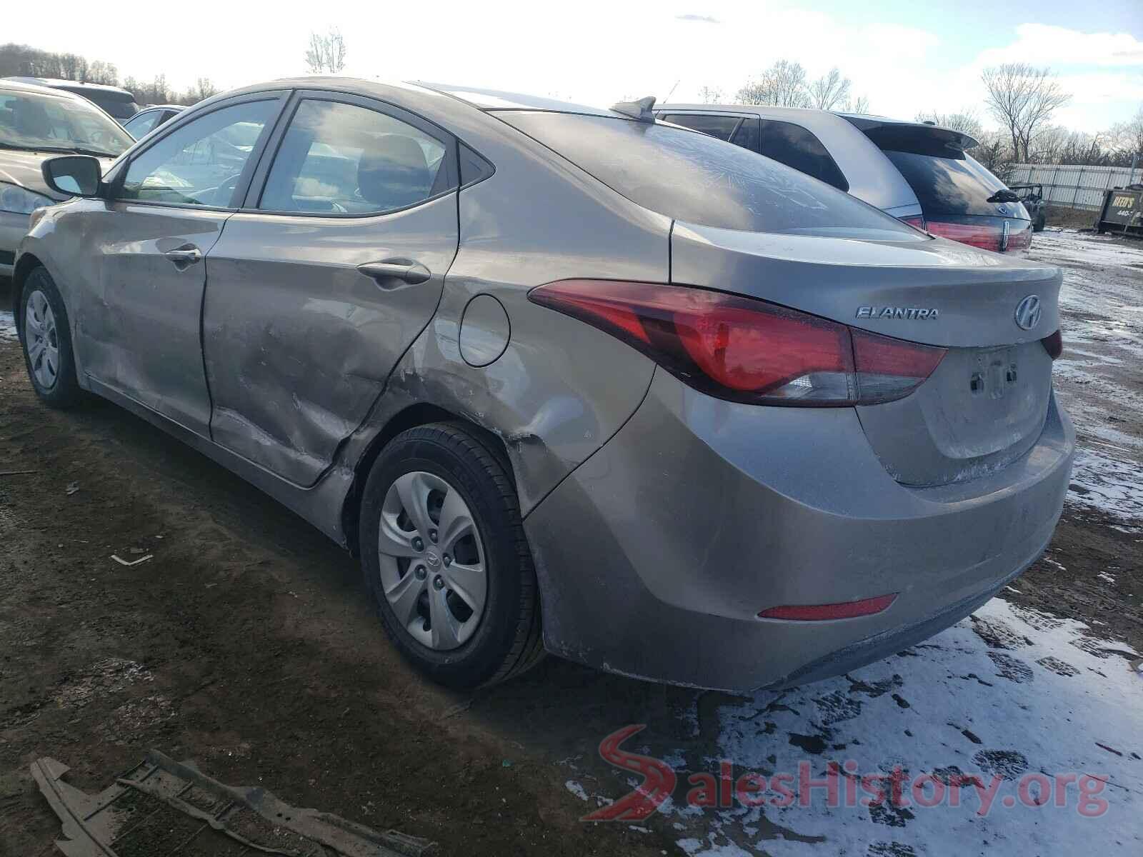 5NPDH4AEXGH753107 2016 HYUNDAI ELANTRA