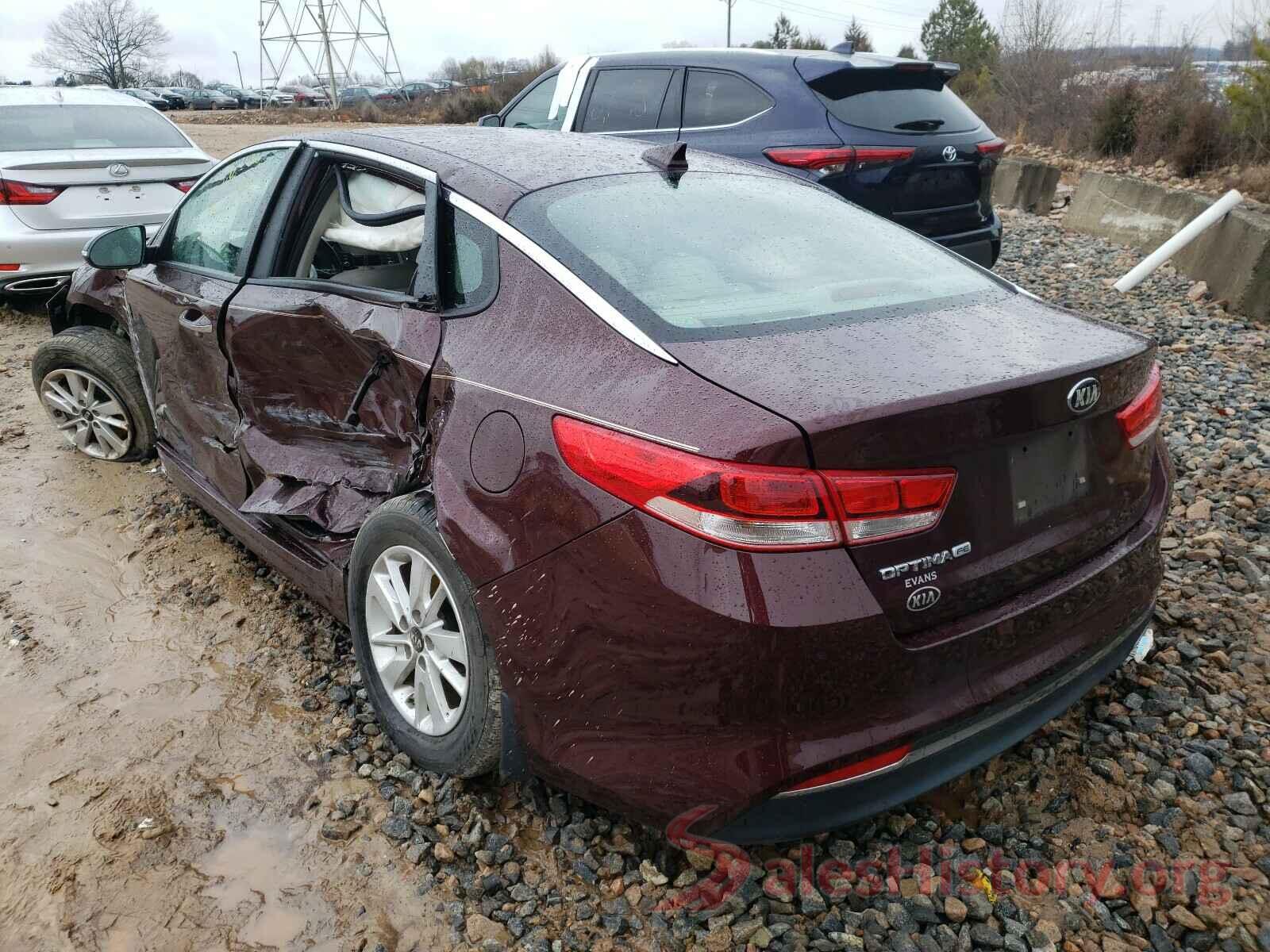 5XXGT4L33GG101240 2016 KIA OPTIMA