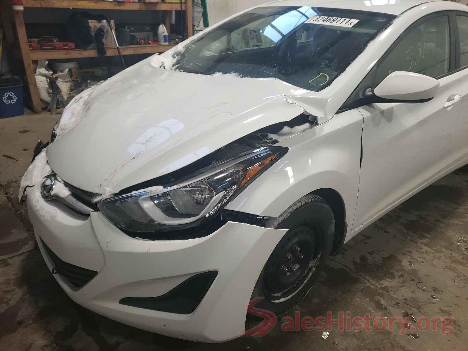 5NPDH4AE7GH712336 2016 HYUNDAI ELANTRA