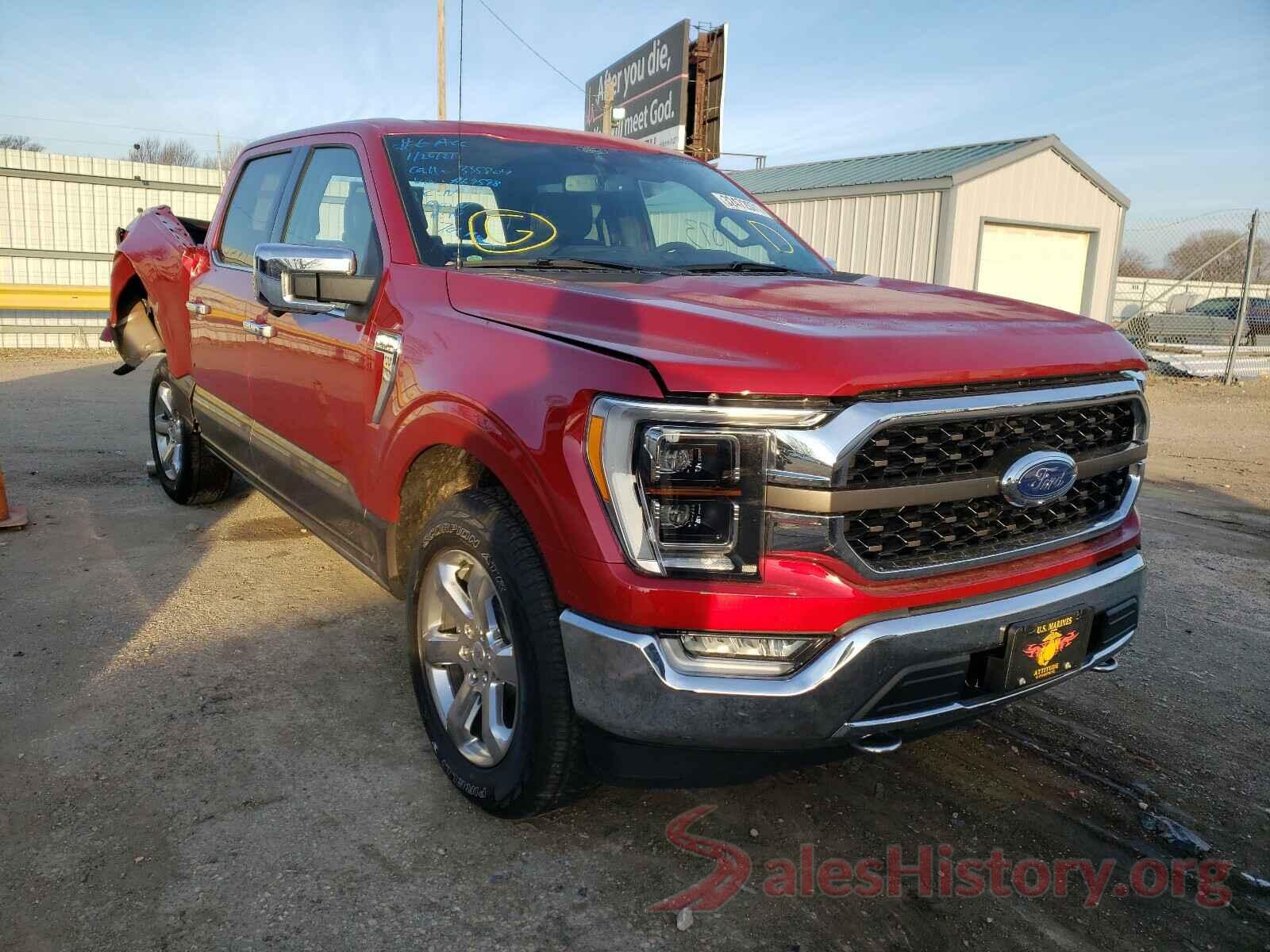 1FTFW1E8XMFA69598 2021 FORD F150