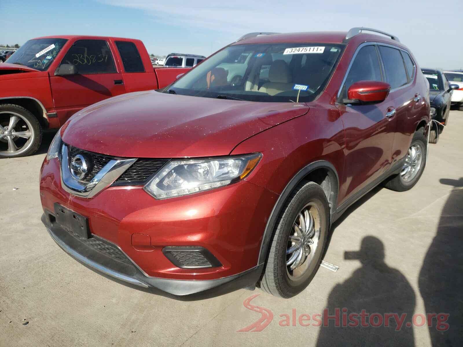 KNMAT2MT7GP673591 2016 NISSAN ROGUE